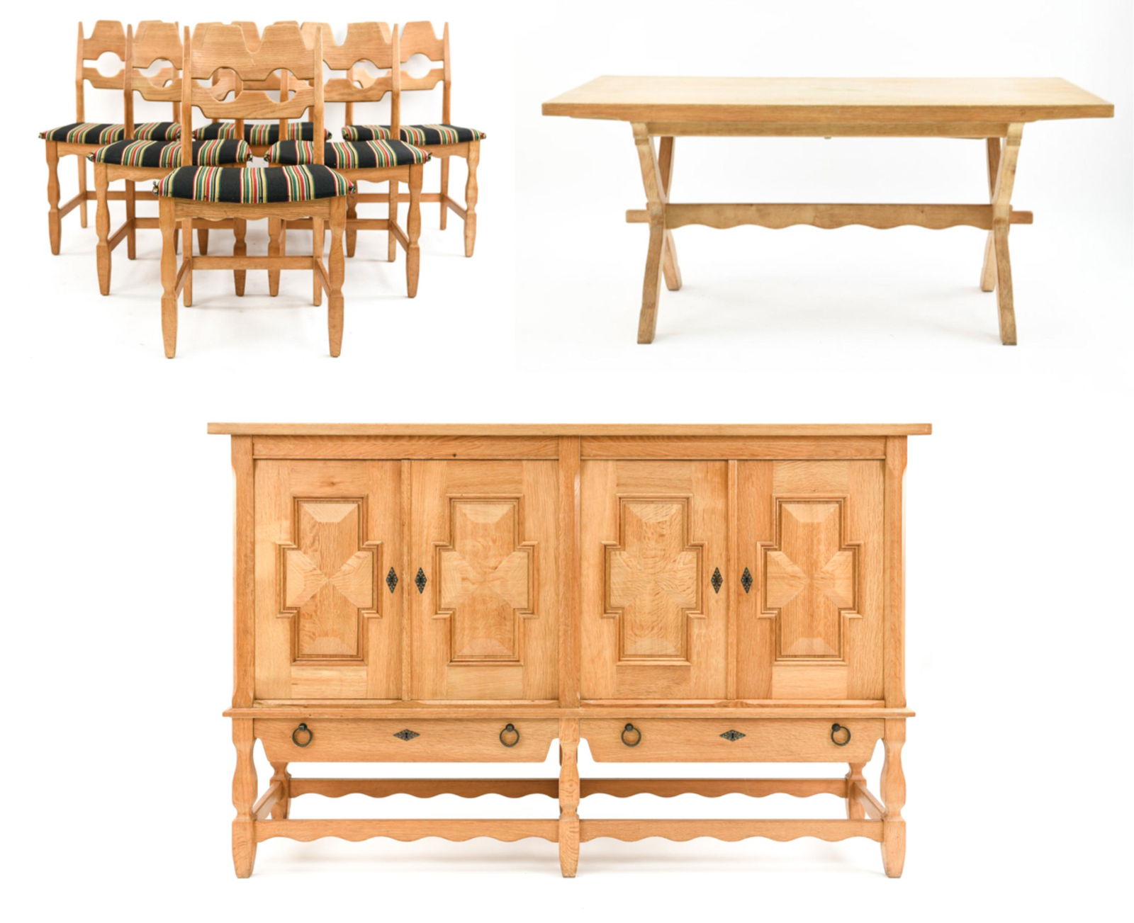 HELGE KJERNUFF RAZOR BACK DINING SUITE (1 of 20)