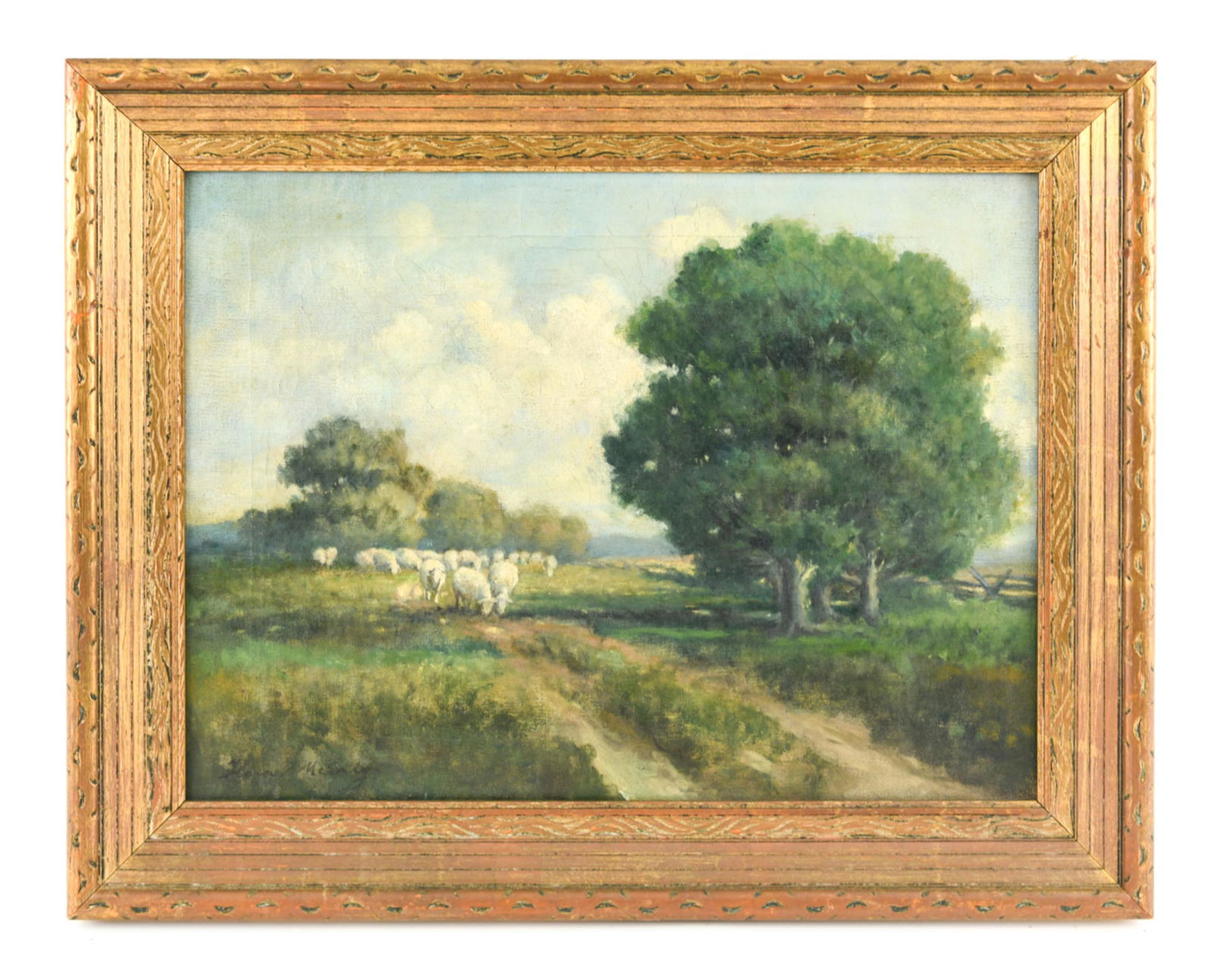 FLORA MC CAIG, CA, NY (1856-1933) O / C LANDSCAP (1 of 10)