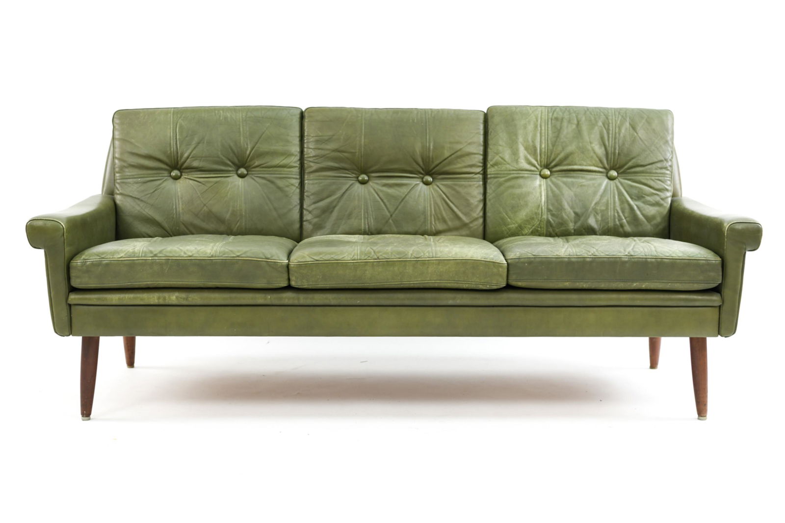 SVEND SKIPPER DANISH MID-CENTURY 3-SEATER SOFA (1 of 12)
