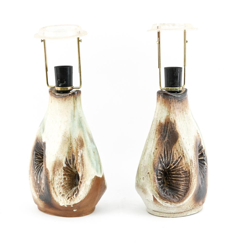 PAIR OF DANISH CERAMIC AXELLA LAMPS (1 of 18)