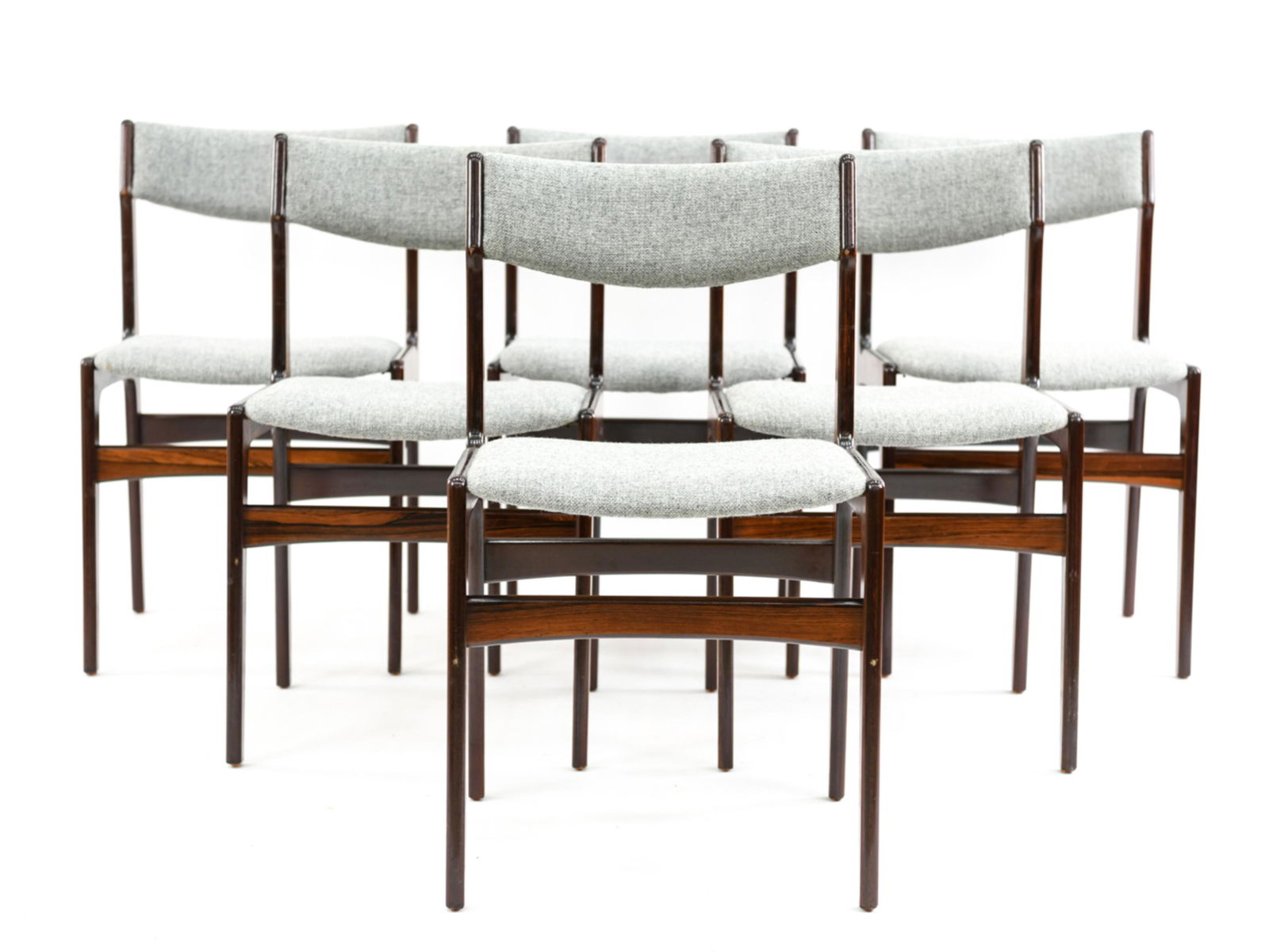 (6) ERIK BUCH ODENSE ROSEWOOD SIDE CHAIRS (1 of 10)