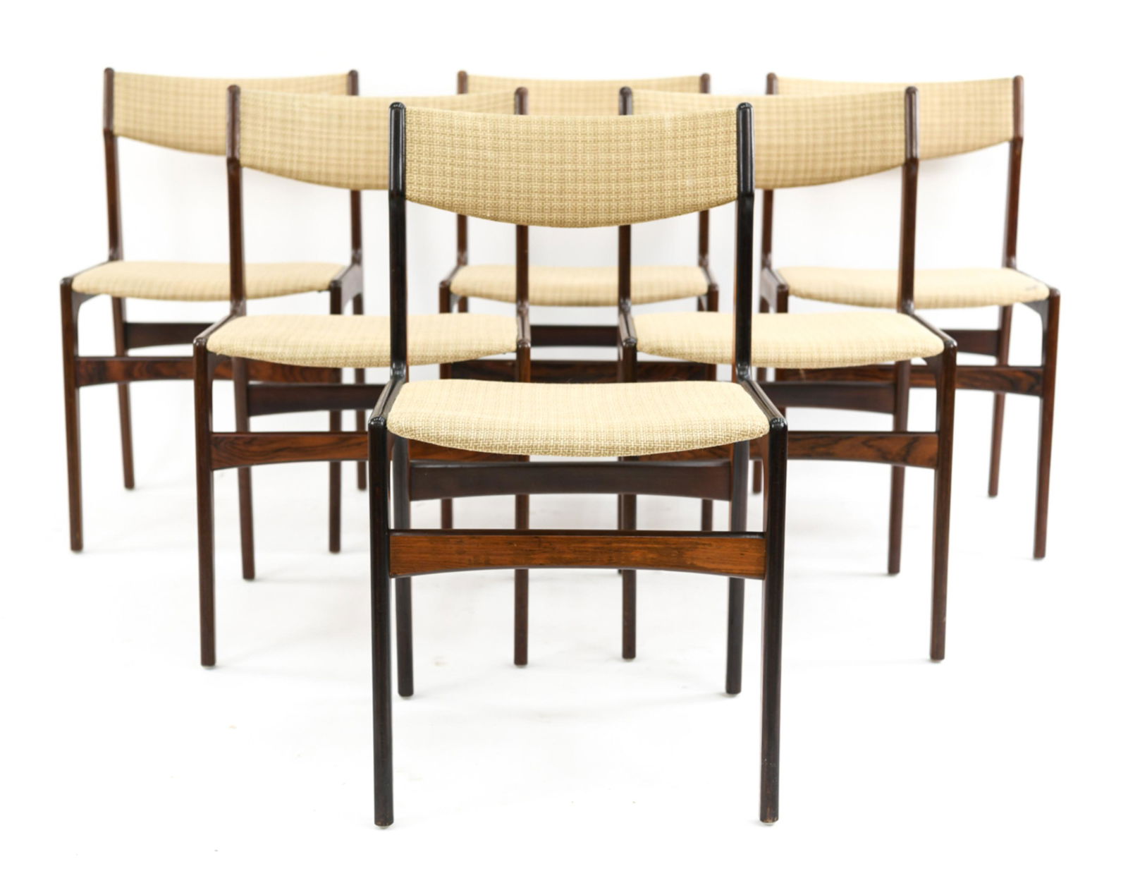 (6) ERIK BUCK ROSEWOOD DINING CHAIRS (1 of 15)