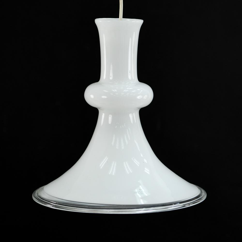 HOLMEGARD PENDANT LIGHT: Marked with decal. Dimensions: H 11.75" x D 11" Condition: Light signs of handling. GA102