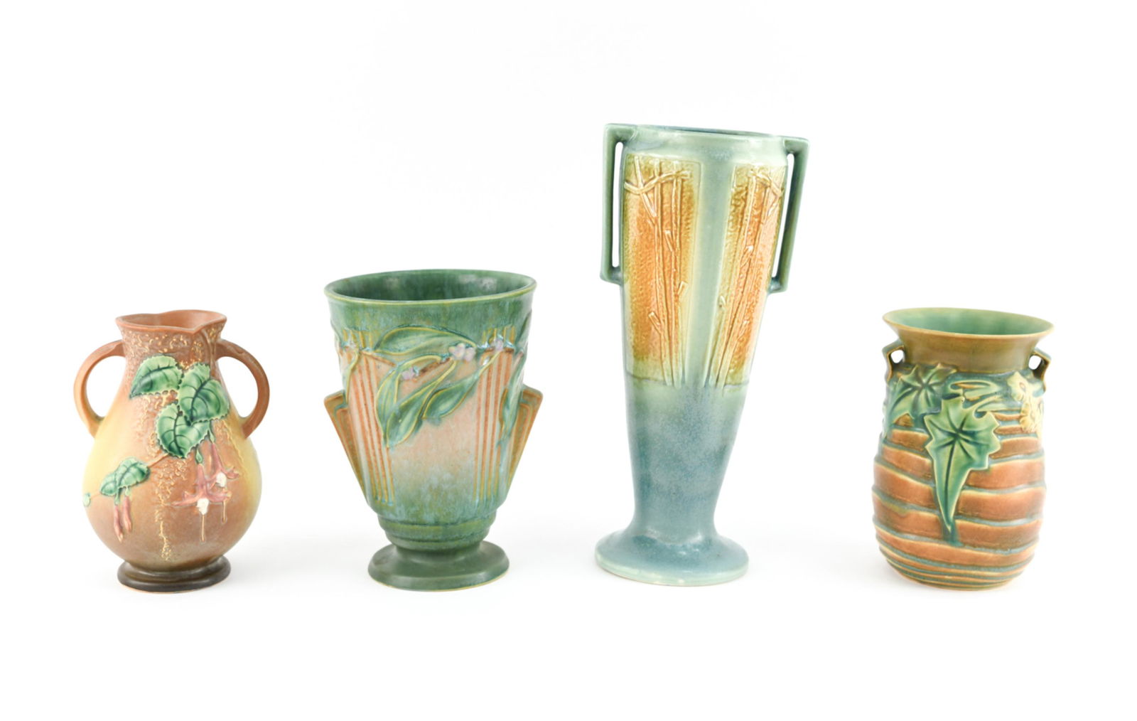 POTTERY GROUPING INCL ROSEVILLE LUFFA (1 of 20)