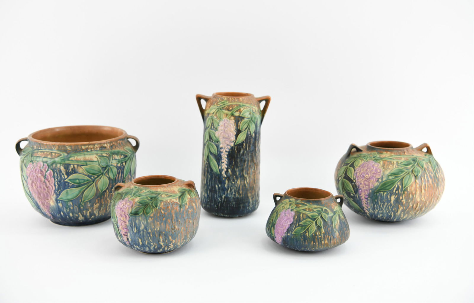 ROSEVILLE WISTERIA POTTERY GROUPING (1 of 15)