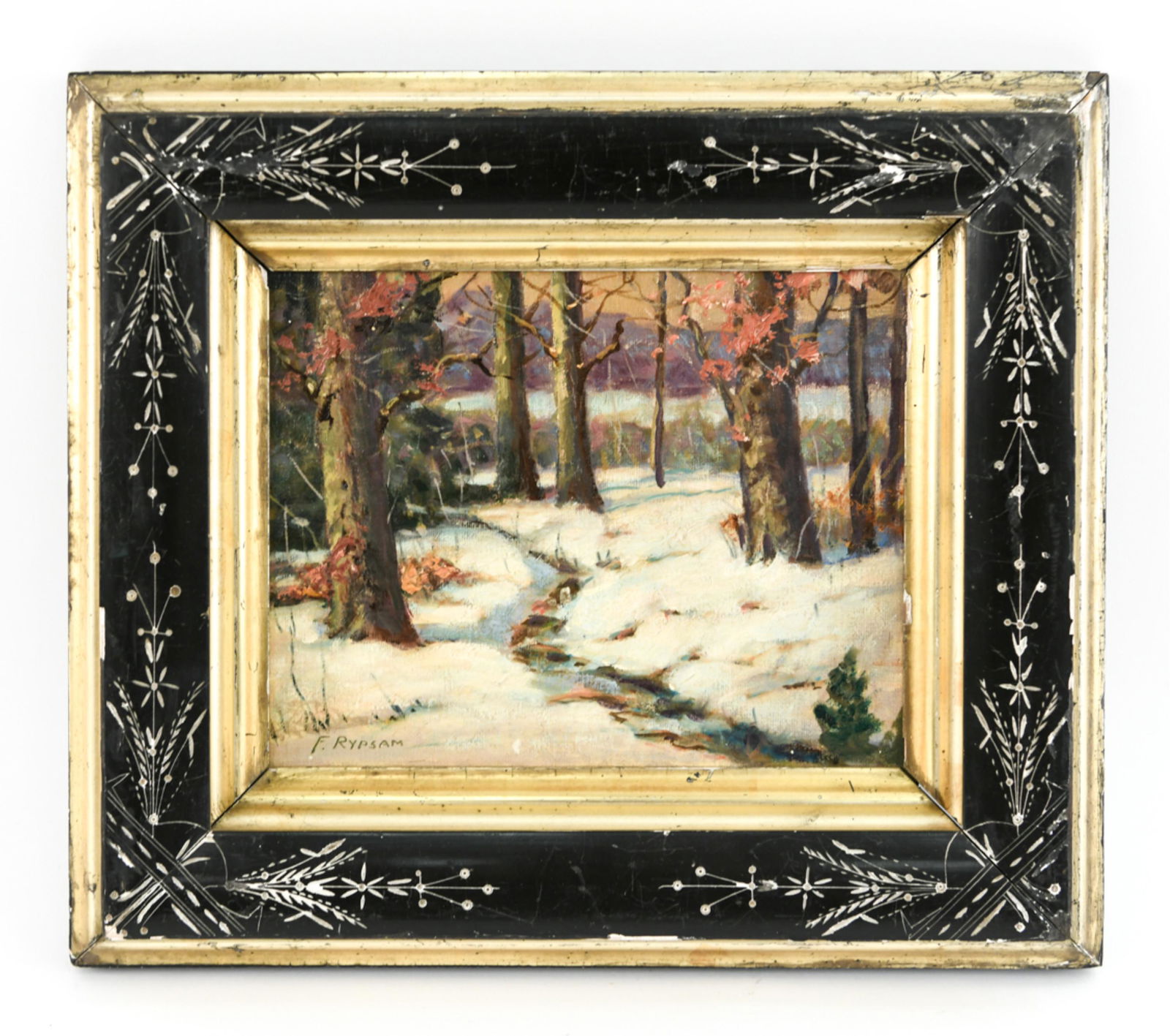 FRED RYPSAM, (MI, CO 1881-1969) OIL ON BOARD (1 of 7)