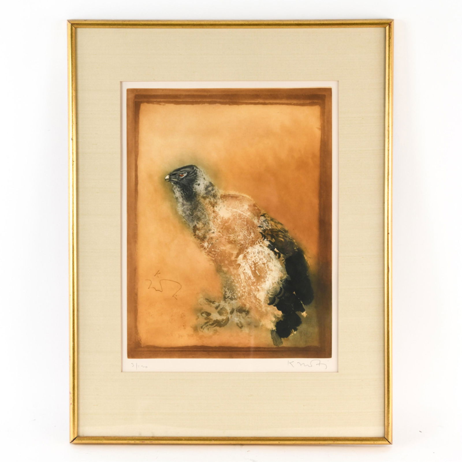 KEIKO MOTI, INDIAN (1921-1989) COLOR AQUATINT (1 of 11)