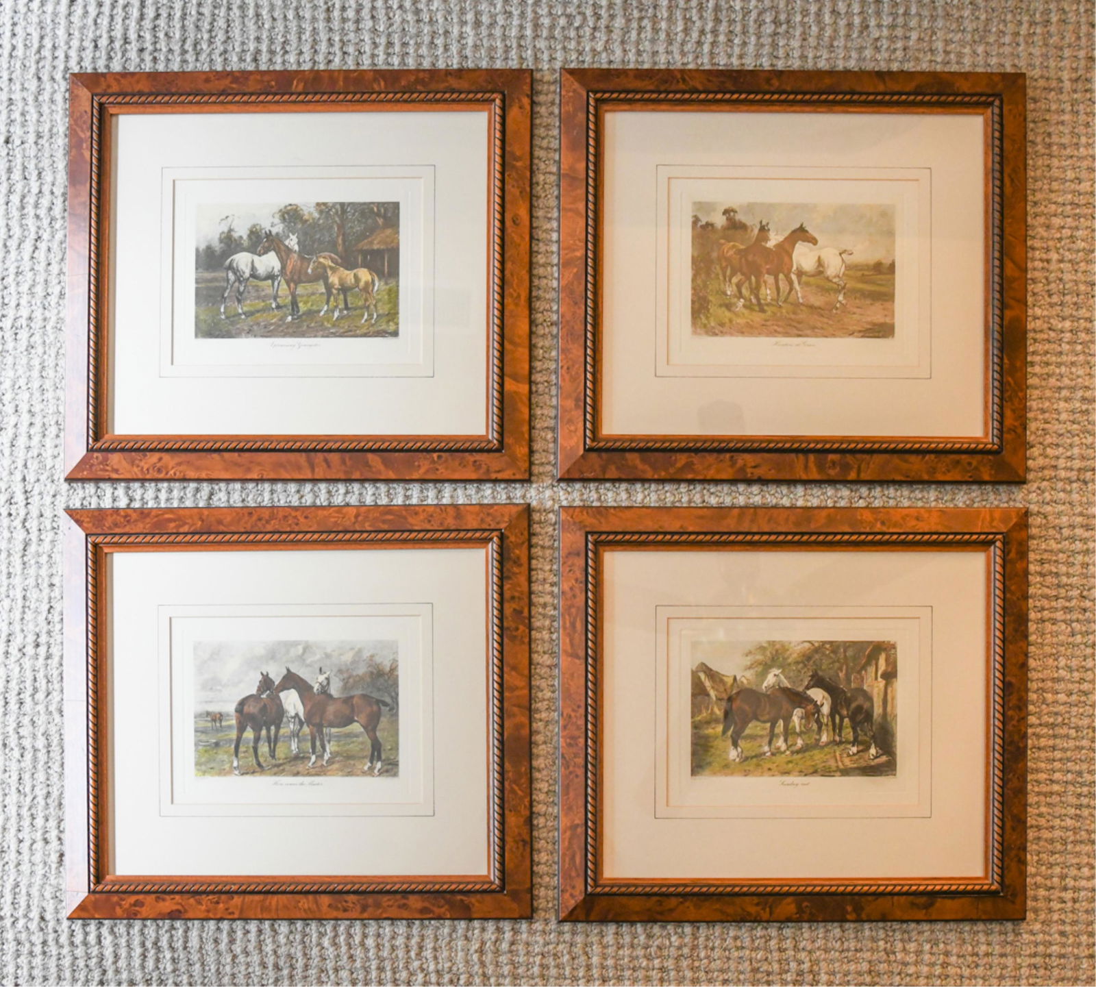 (4) TROWBRIDGE HORSE PRINTS (1 of 10)