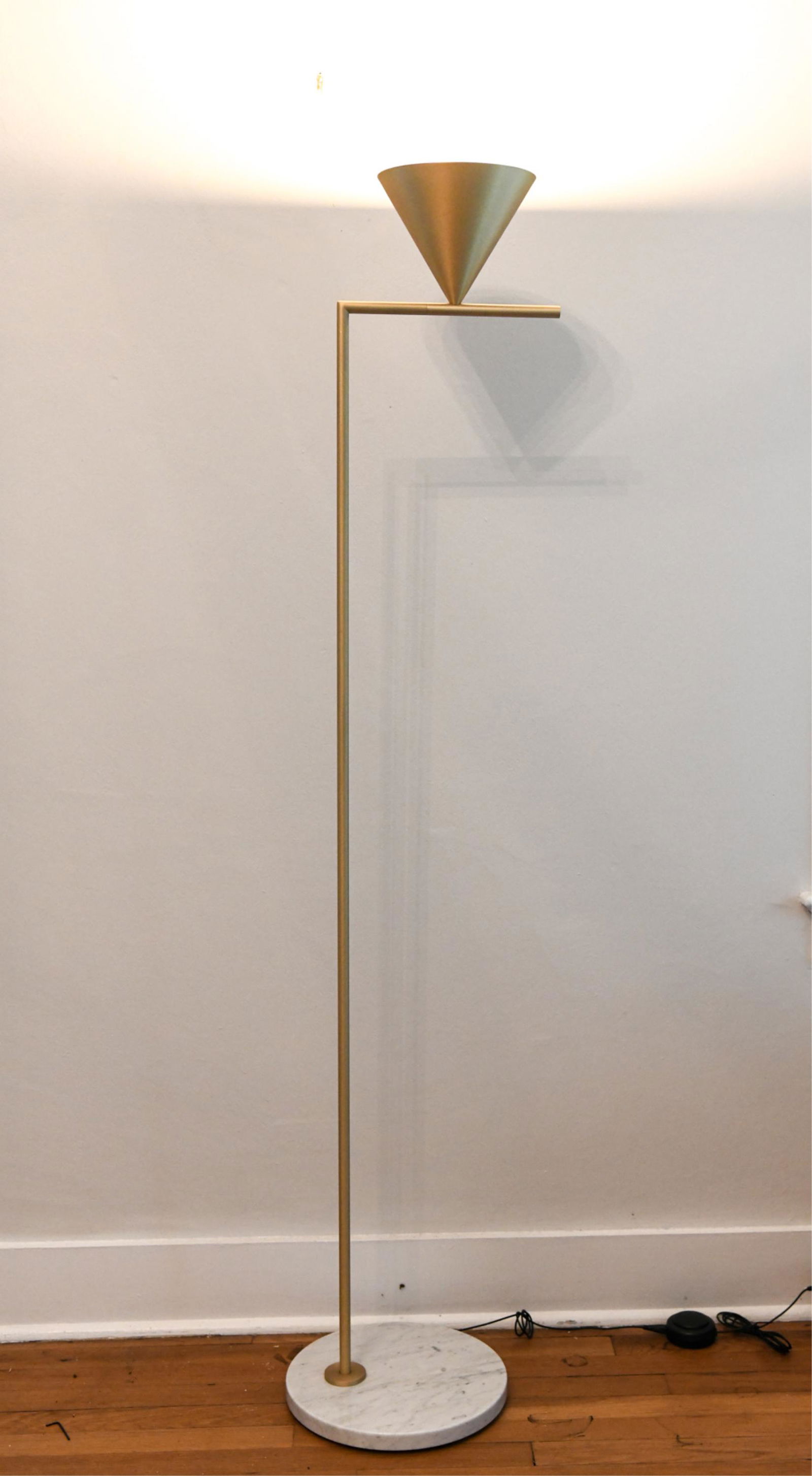 FLOS MARBLE & BRASS FINISH FLOOR LAMP (1 of 8)