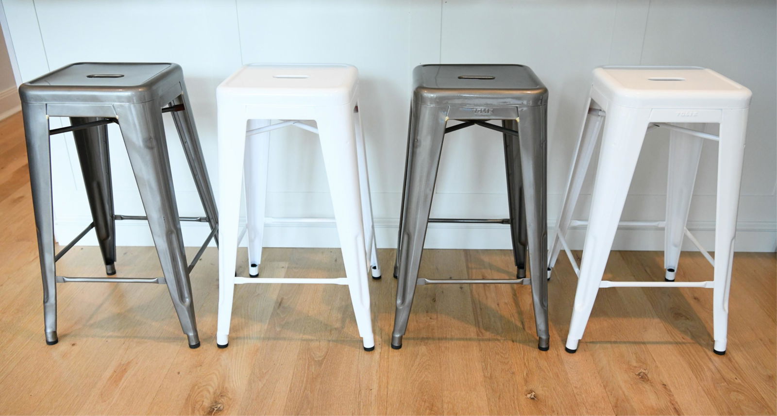 (4) TOLIX FRENCH METAL STOOLS (1 of 6)