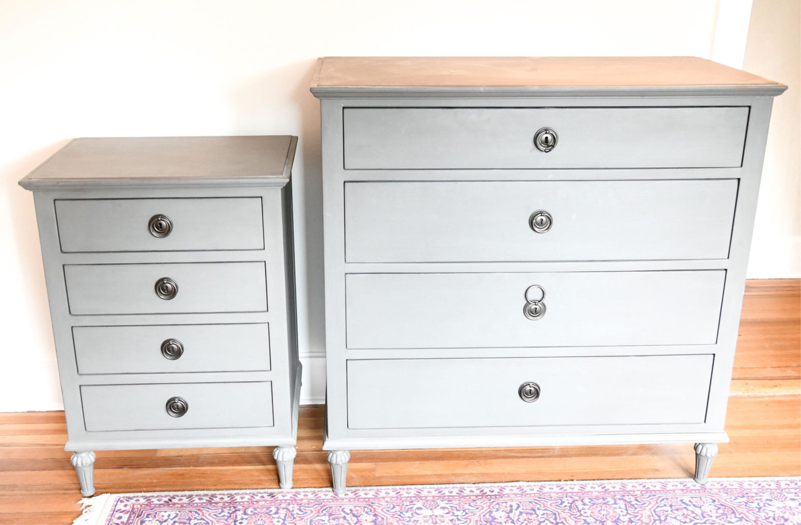 (2) GRAY PAINTED CHESTS (1 of 9)