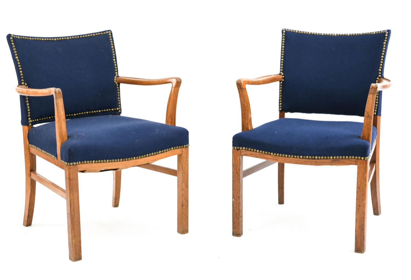 PAIR OF EHAPA DANISH MID-CENTURY OAK ARMCHAIRS (1 of 15)