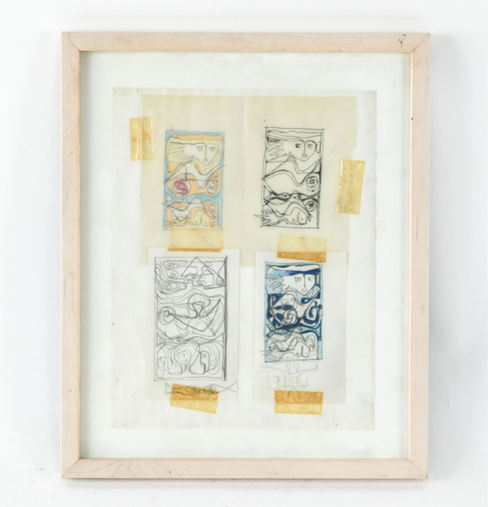 ATTR. TOMMI PARZINGER INK AND WATERCOLOR DESIGNS (1 of 7)