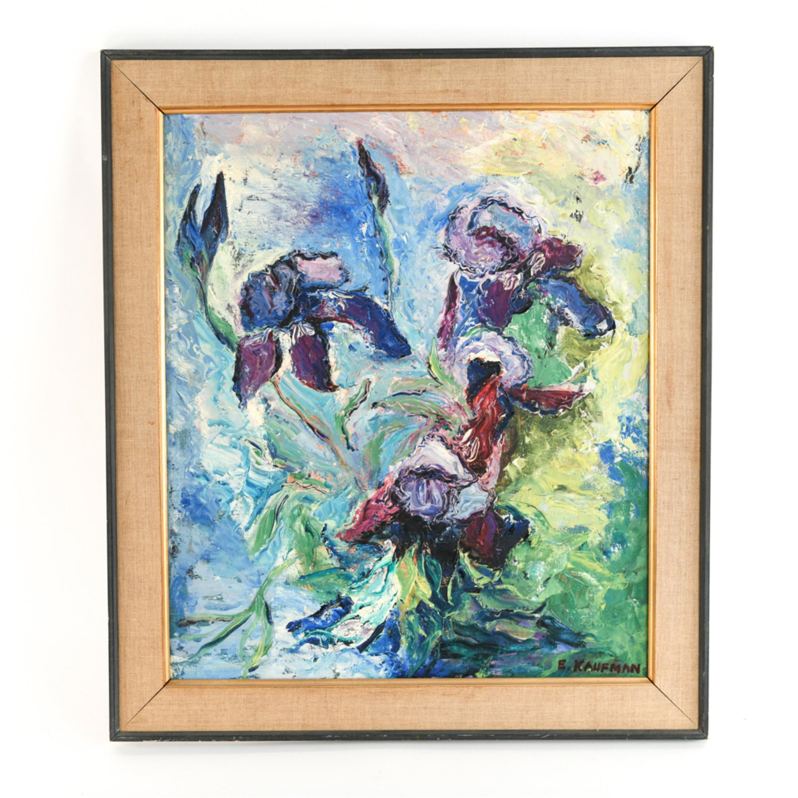 ELAINE KAUFMAN FEINER ABSTRACT OIL ON CANVAS (1 of 11)