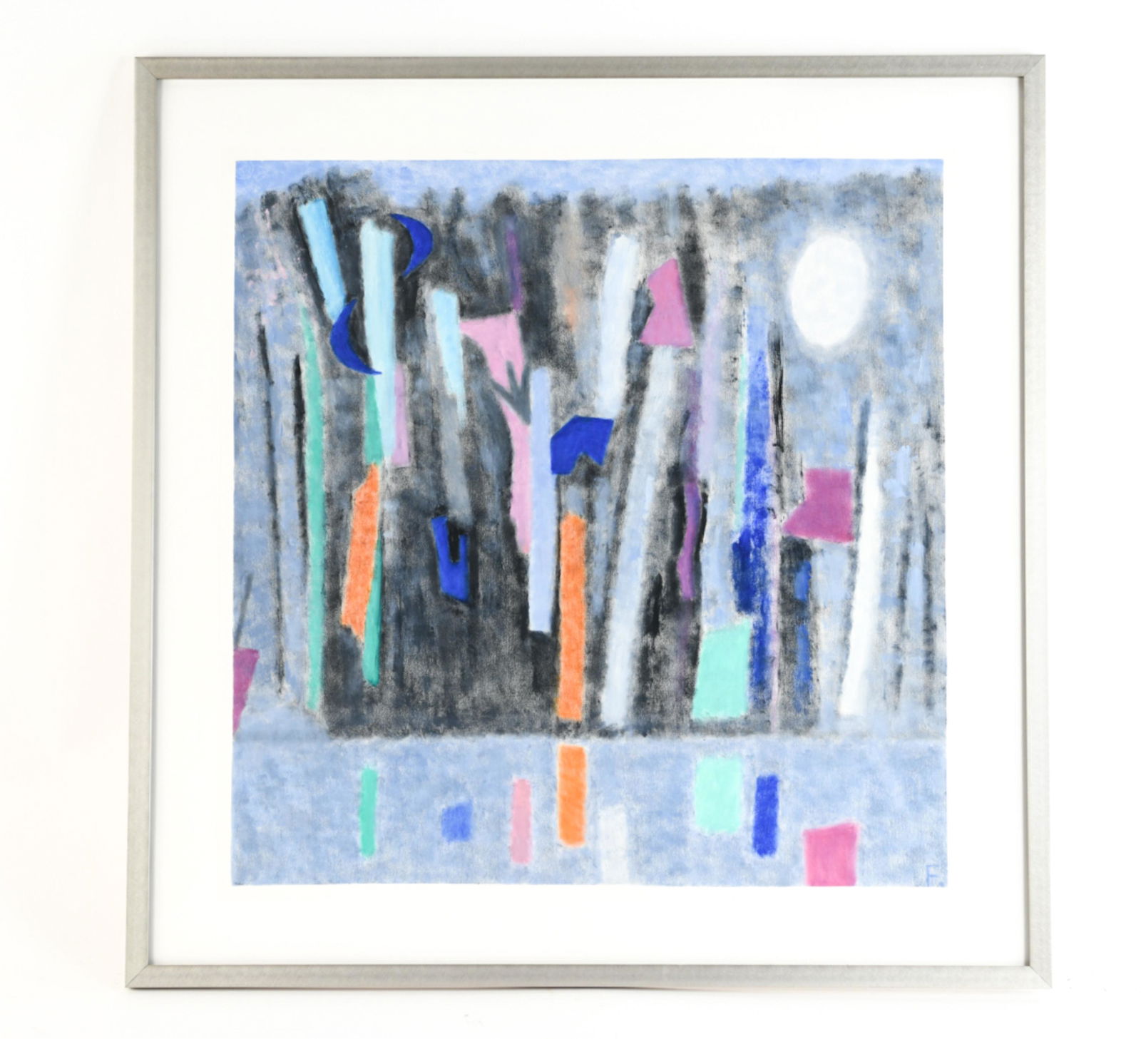 ELAINE KAUFMAN FEINER ABSTRACT OIL ON PAPER (1 of 11)