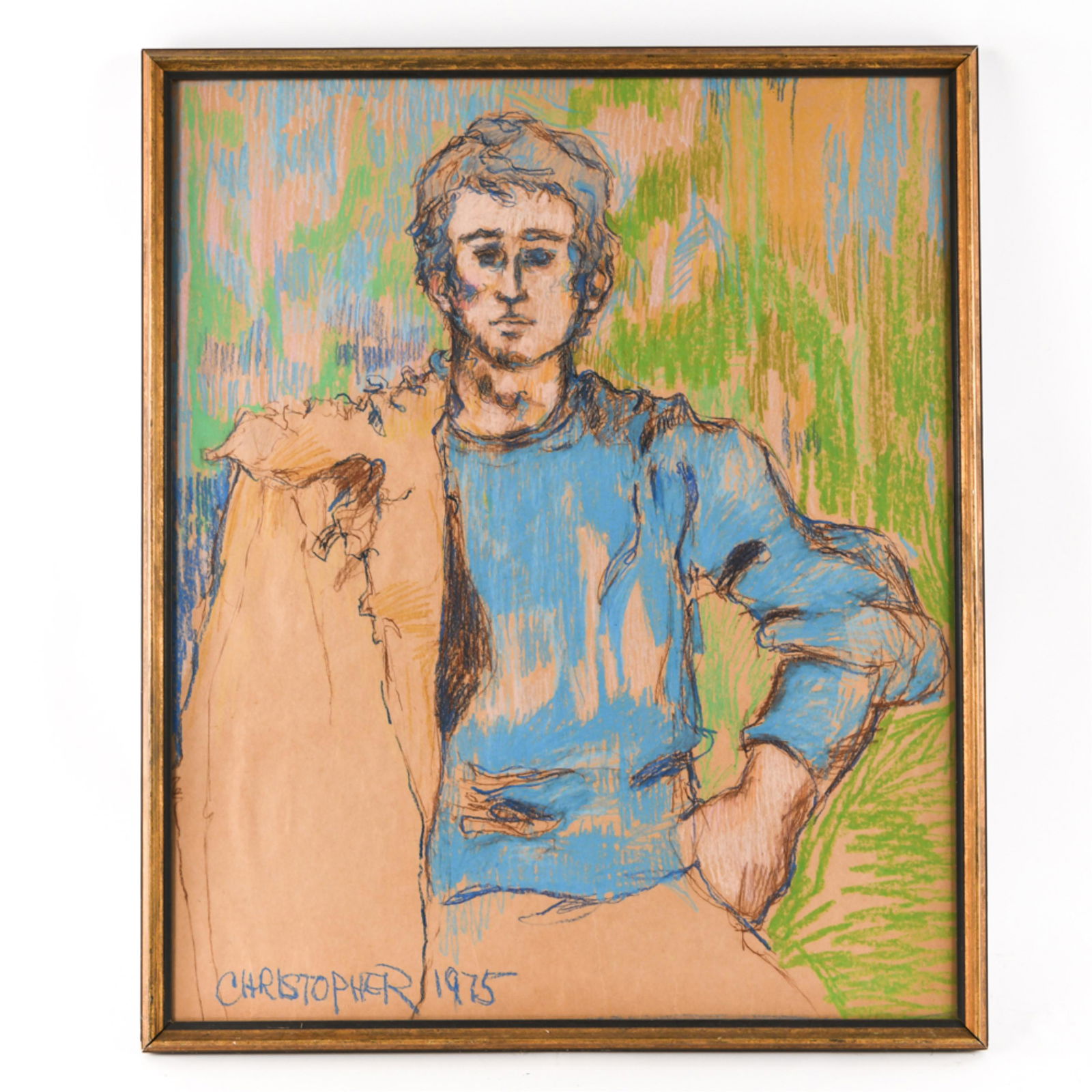 PASTEL PORTRAIT OF YOUNG MAN (1 of 8)