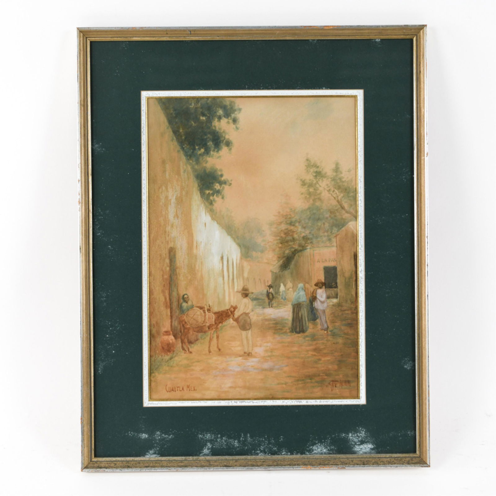 SIGNED WATERCOLOR OF MEXICO (1 of 10)