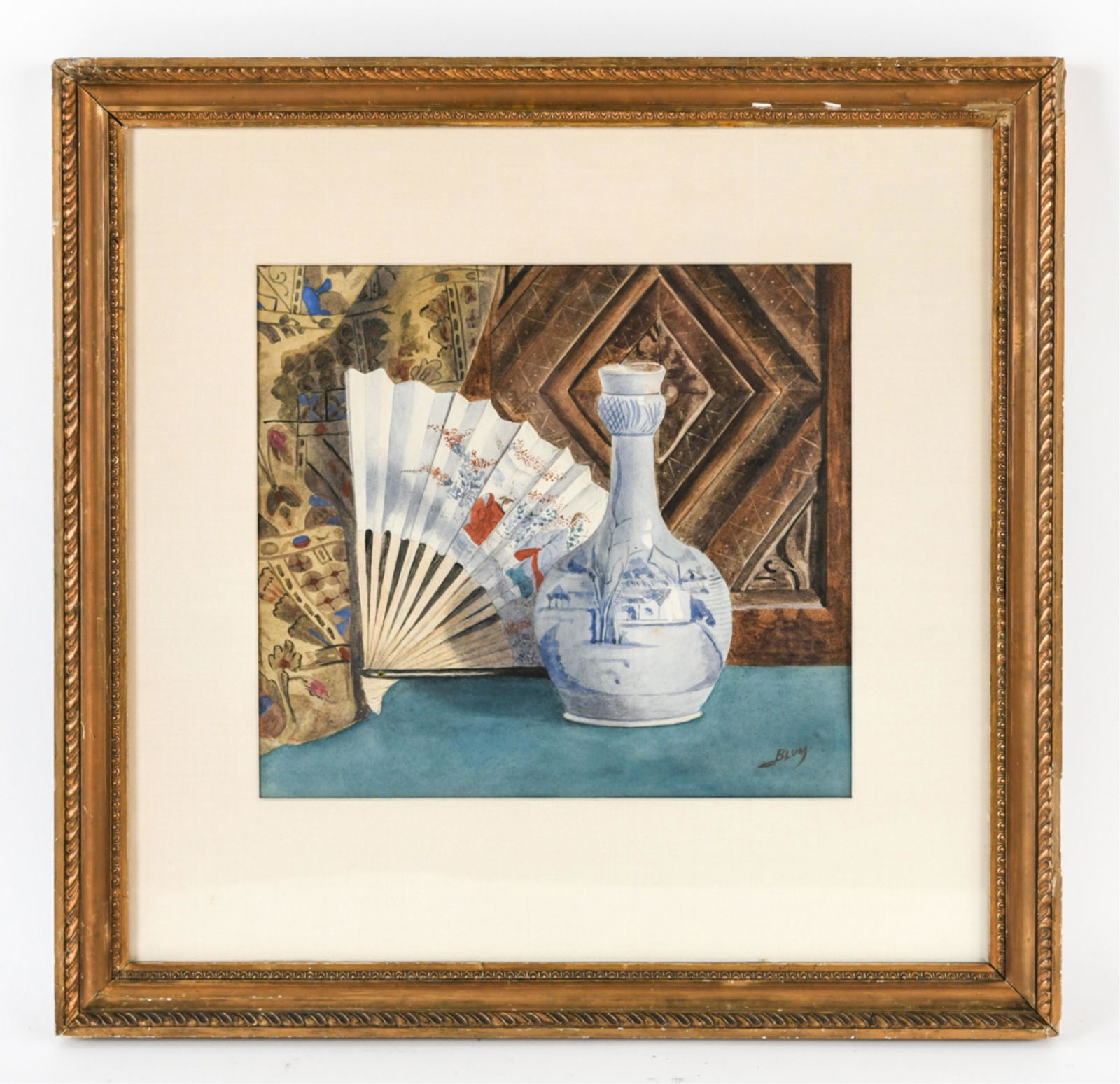 ATTR. ROBERT F BLUM, (NY/OH 1857 - 1903) WC (1 of 7)