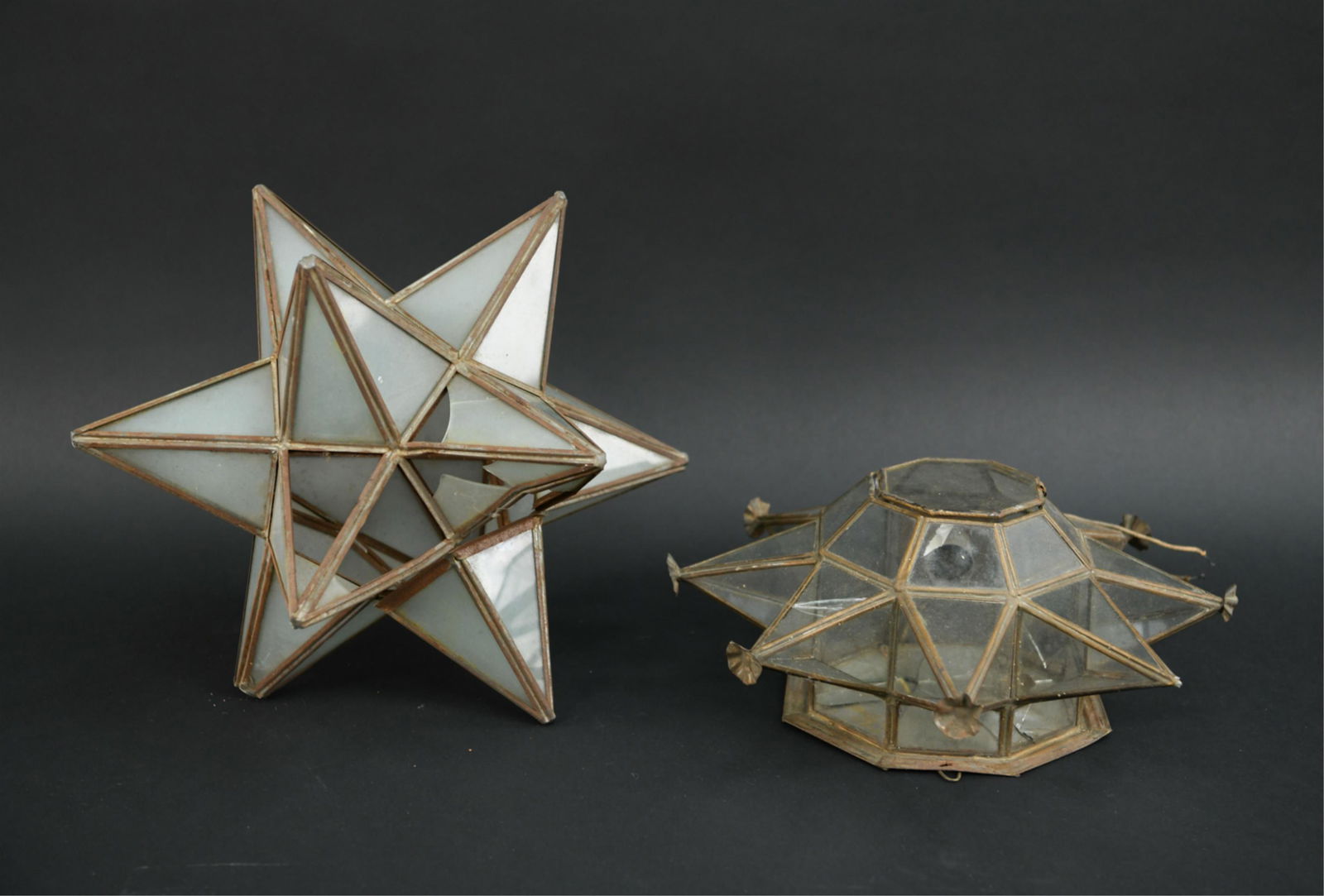 (2) MORAVIAN STAR LIGHT FIXTURES (1 of 8)
