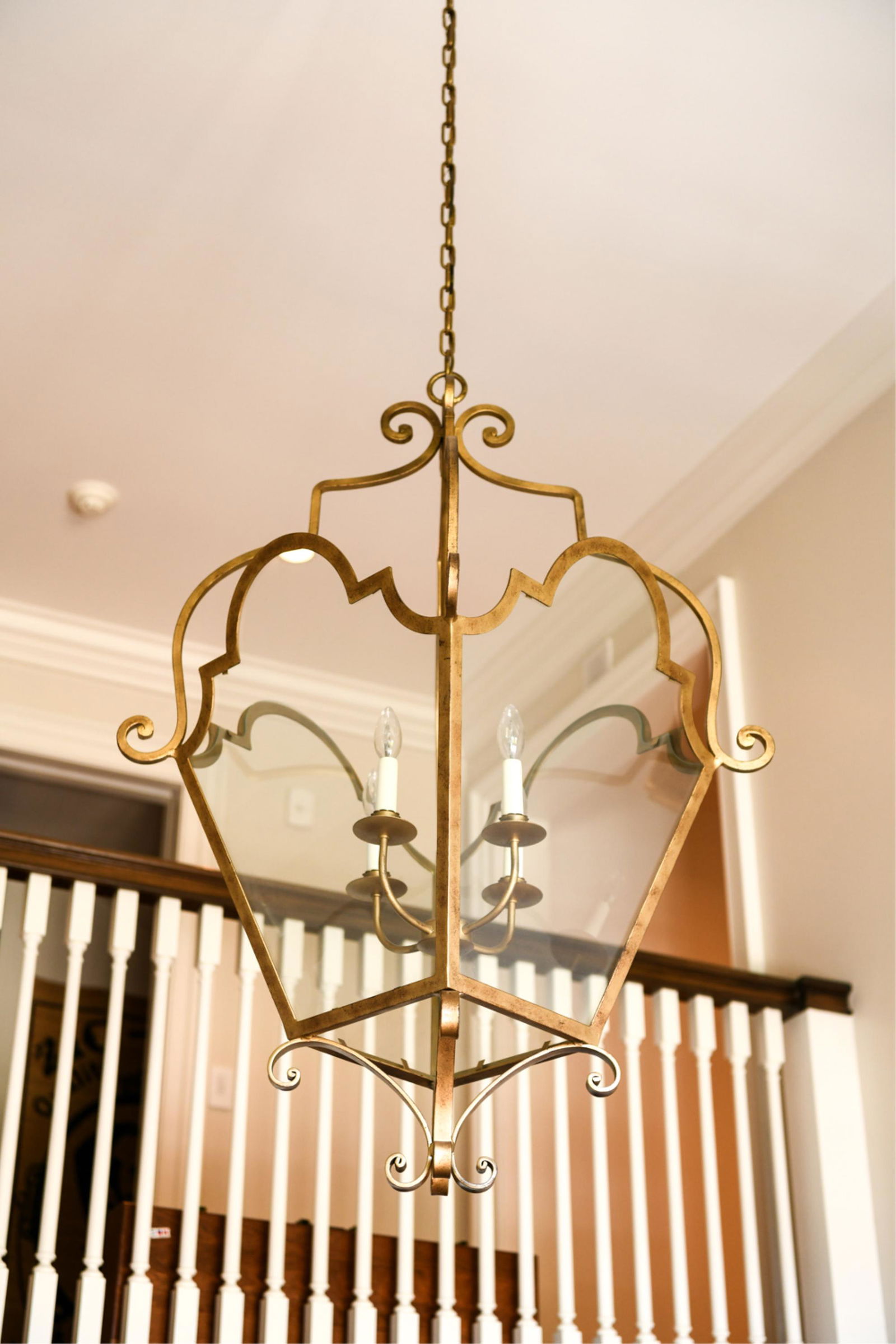 OVERSIZED LANTERN HANGING PENDANT LIGHT FIXTURE (1 of 7)