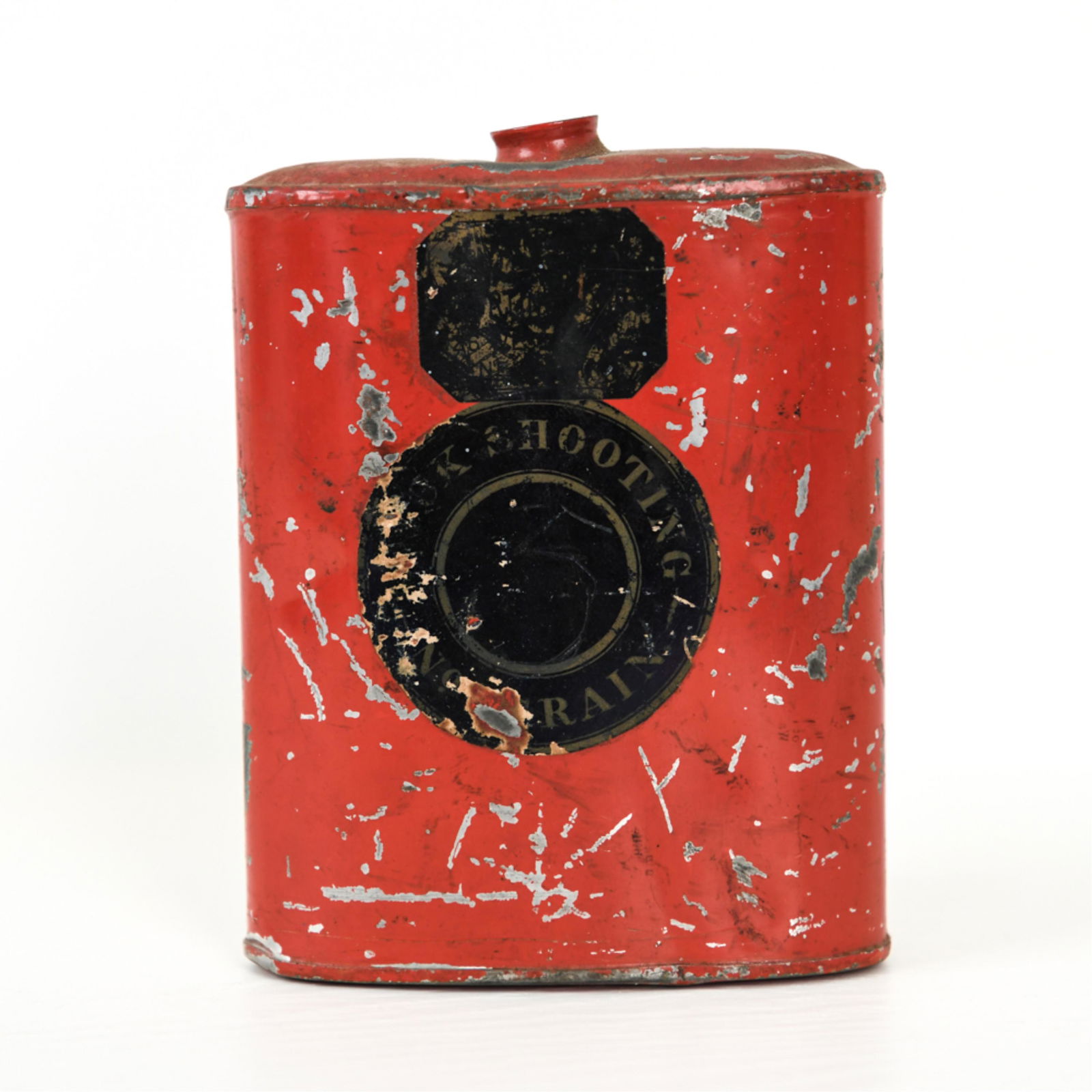 ANTIQUE DUCK SHOT HAZARD POWDER CO. TIN (1 of 10)