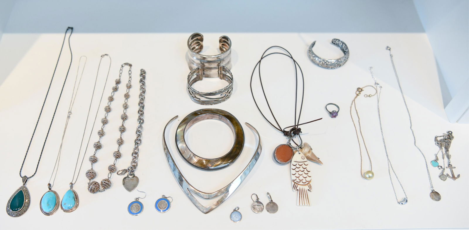 STERLING SILVER JEWELRY GROUPING (1 of 12)