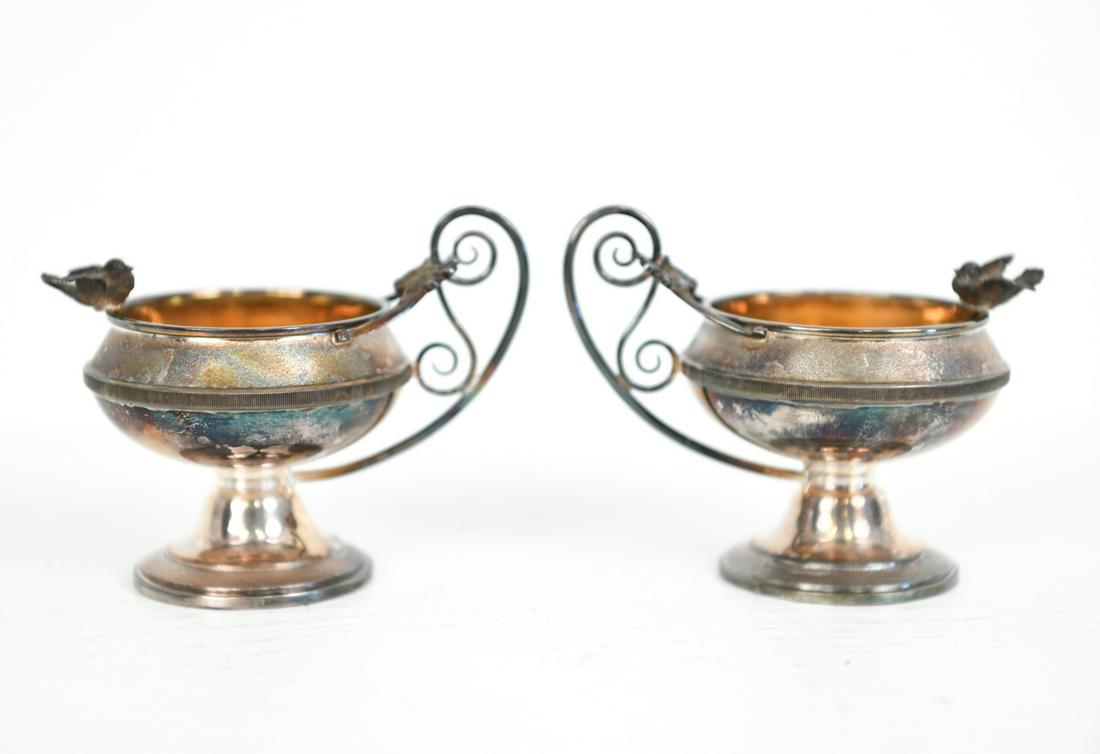 (2) FIGURAL BIRD STERLING SILVER SALTS (1 of 11)