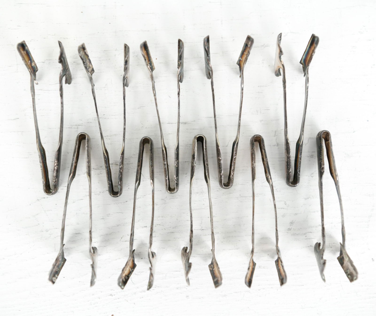 (10) SILVERPLATE ASPARAGUS TONGS (1 of 5)