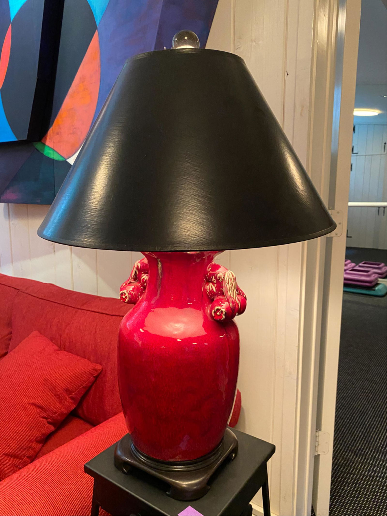 CERAMIC ASIAN STYLE LAMP (1 of 6)