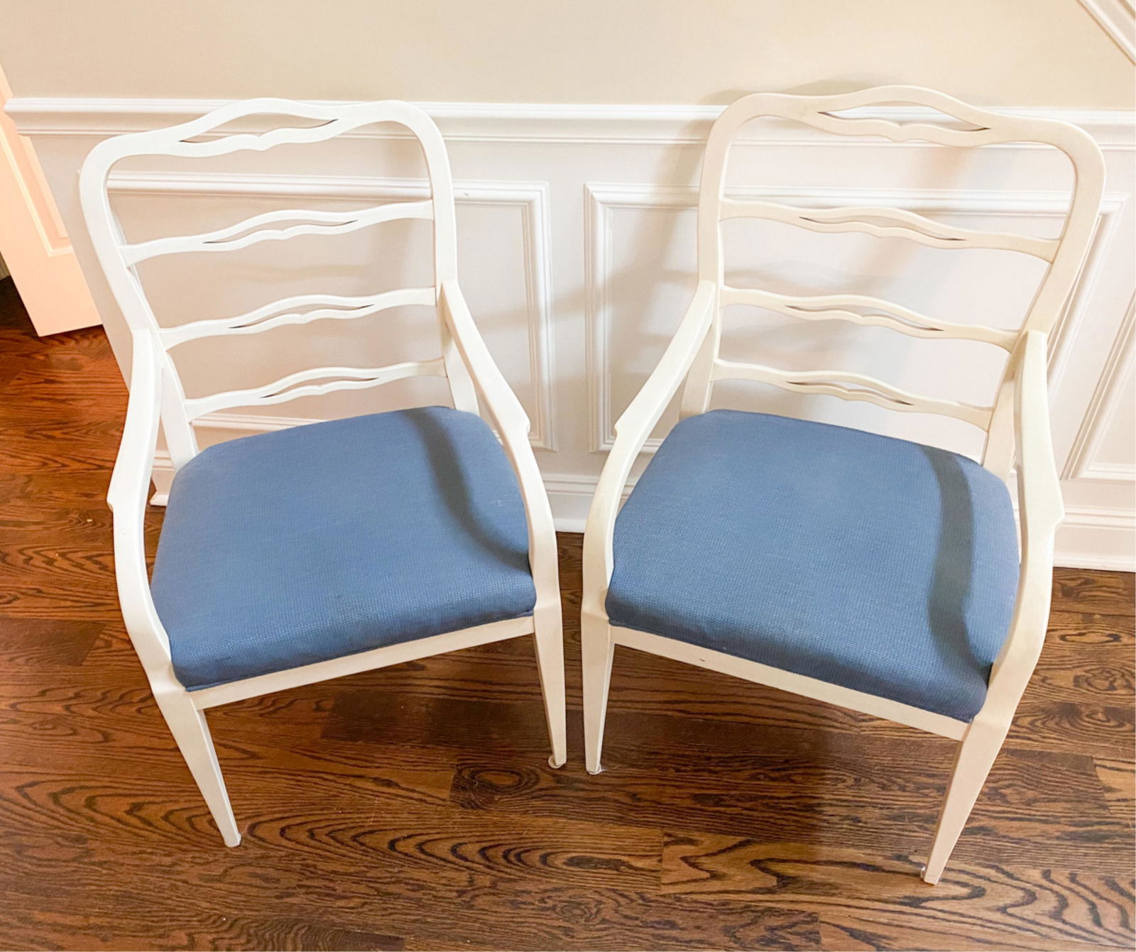 PAIR OF BUNNY WILLIAMS ARMCHAIRS (1 of 10)