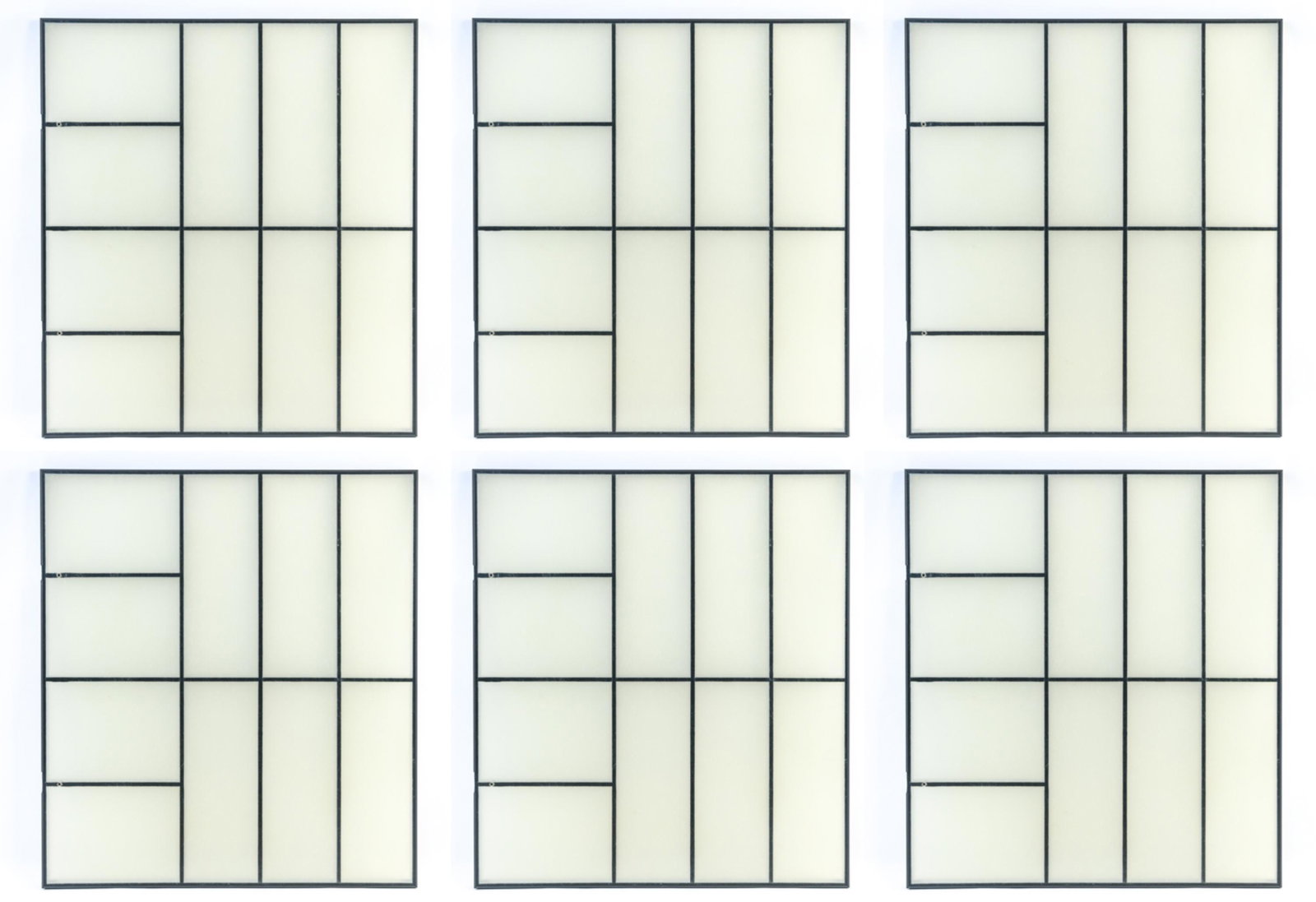 KNOLL MONDRIAN STYLE FIBERGLASS SCREEN PARTITIONS (1 of 20)