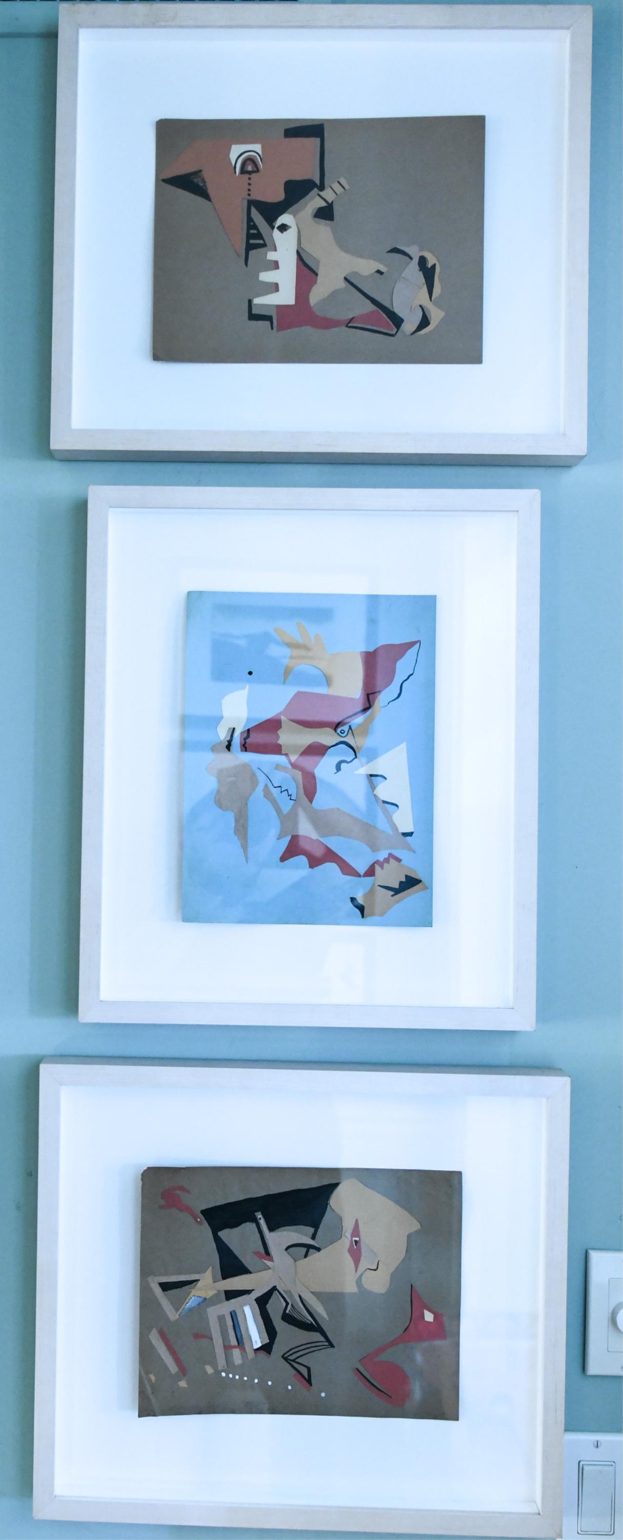 (3) B. WILSON 1930S ABSTRACT COLLAGES (1 of 20)