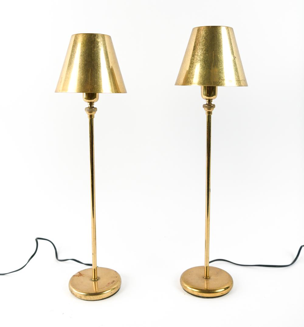 VINTAGE ITALIAN BRASS STICK LAMPS (1 of 9)