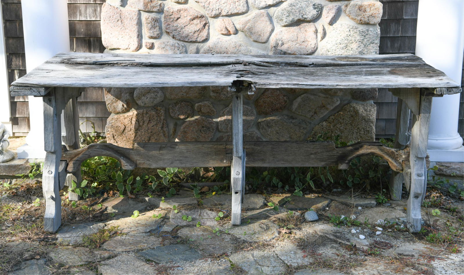 RUSTIC WOODEN OUTDOOR TABLE (1 of 14)