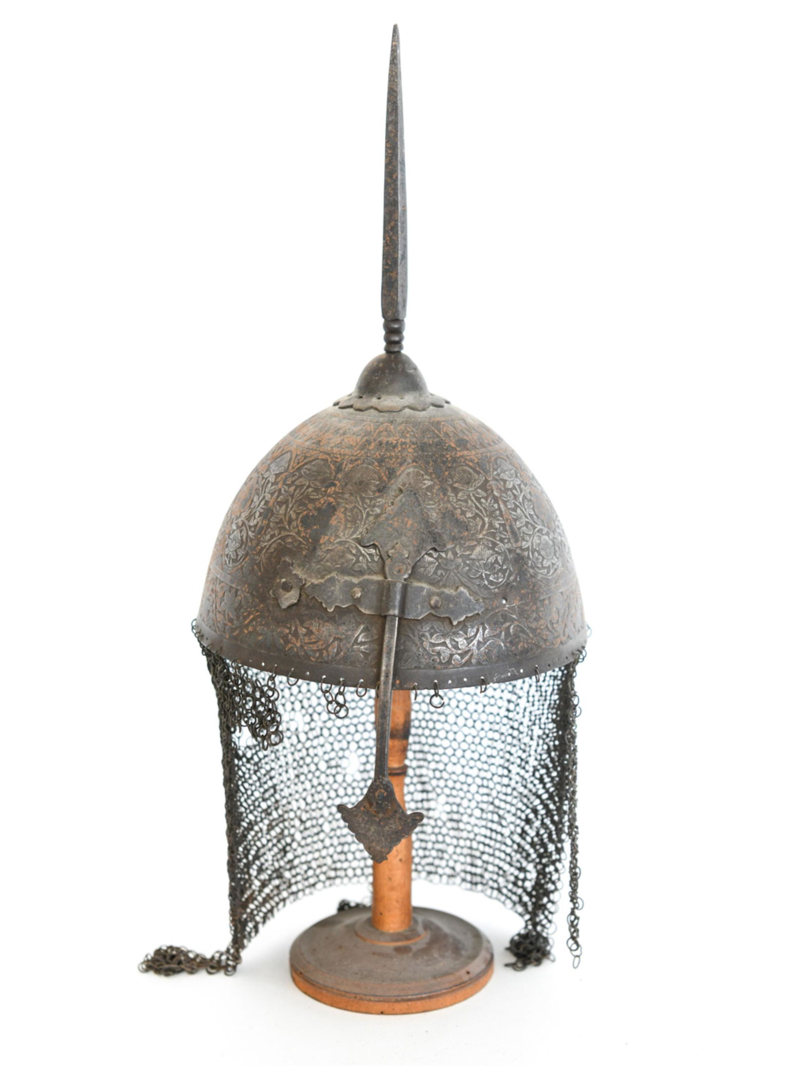 19TH C. PERSIAN IRON HELMET (1 of 12)