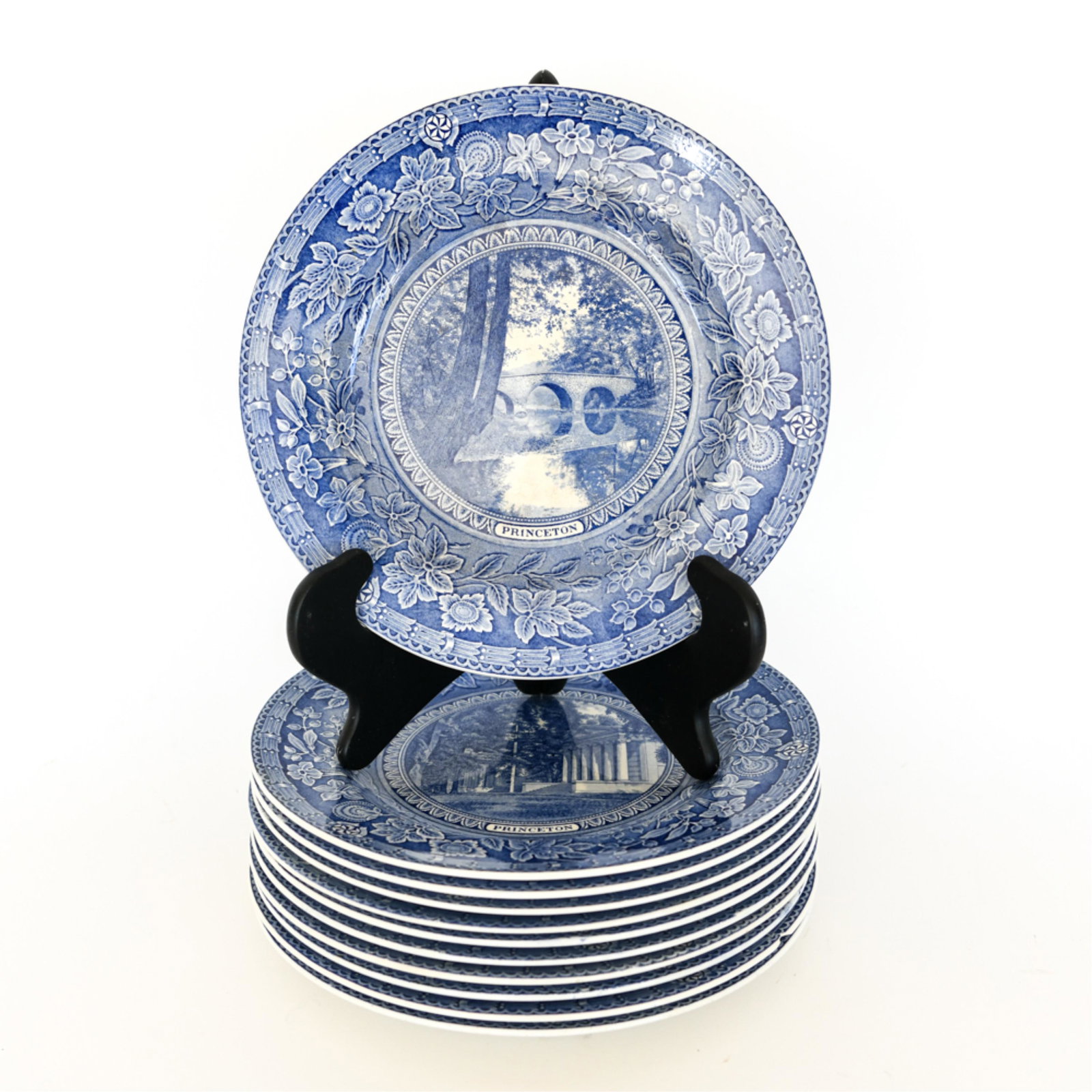 (11) WEDGWOOD PRINCETON TRANSFERWARE PLATES (1 of 20)