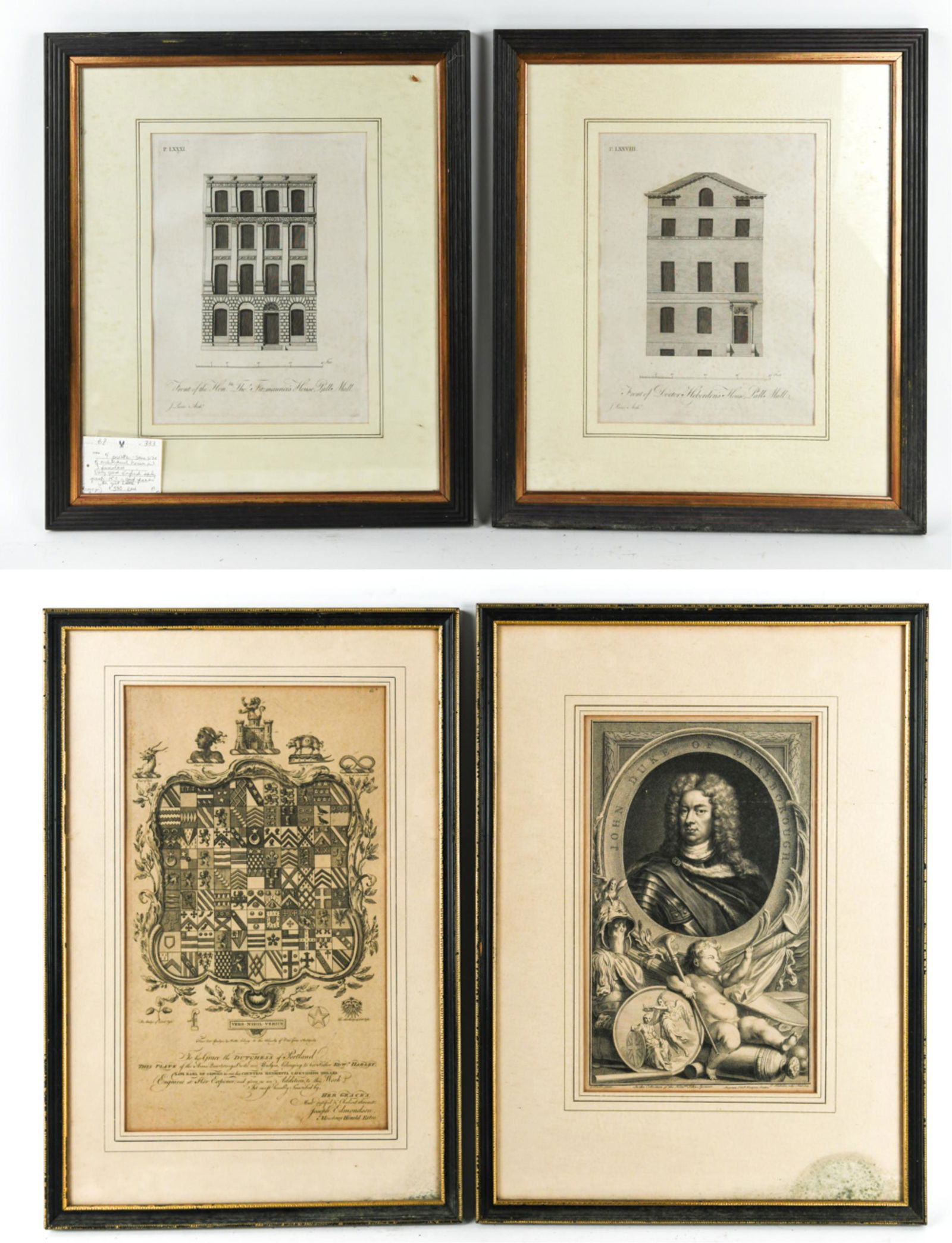 (4) 18TH CENTURY BRITISH ENGRAVINGS (1 of 14)