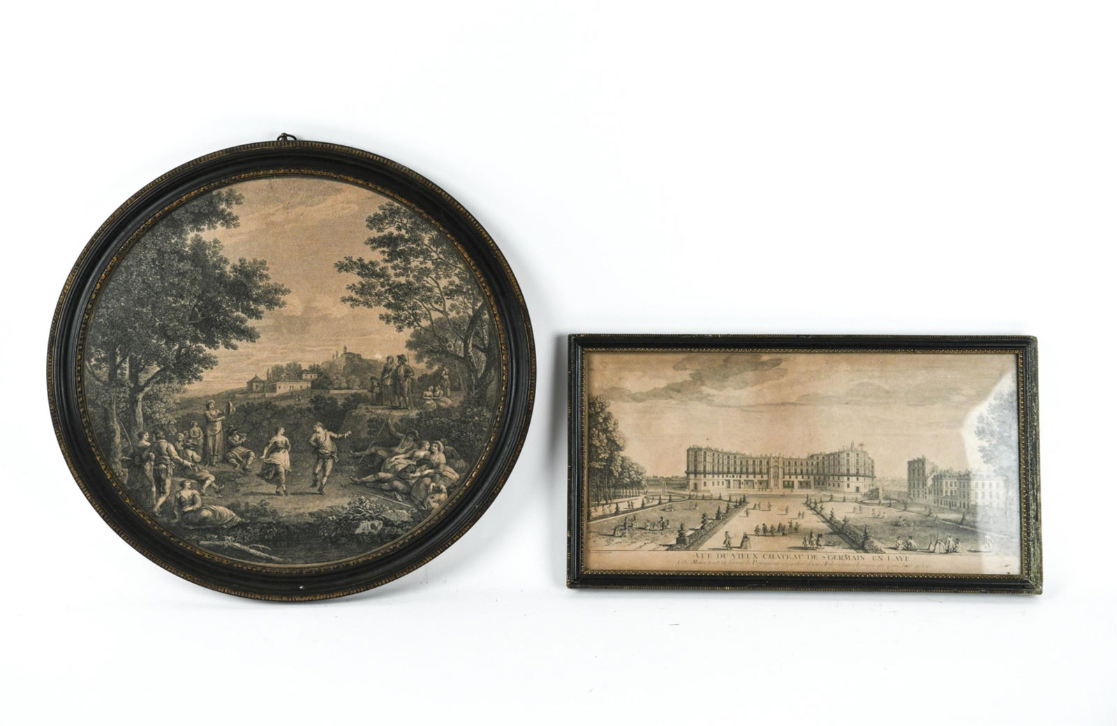 (2) 18TH C. ENGRAVINGS (1 of 10)