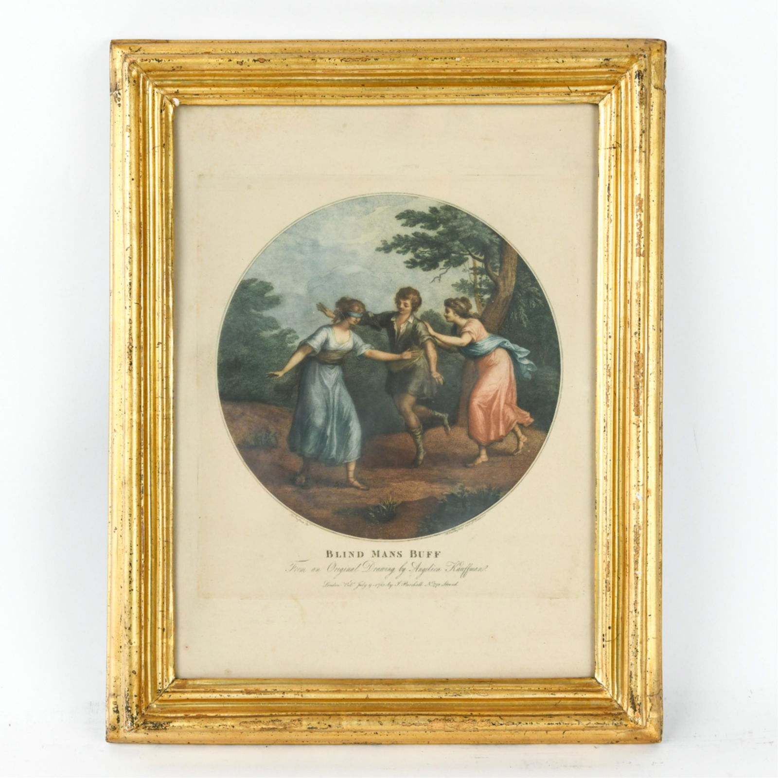 BARTOLOZZI AFTER KAUFMANN COLOR STIPPLE ENGRAVING (1 of 9)