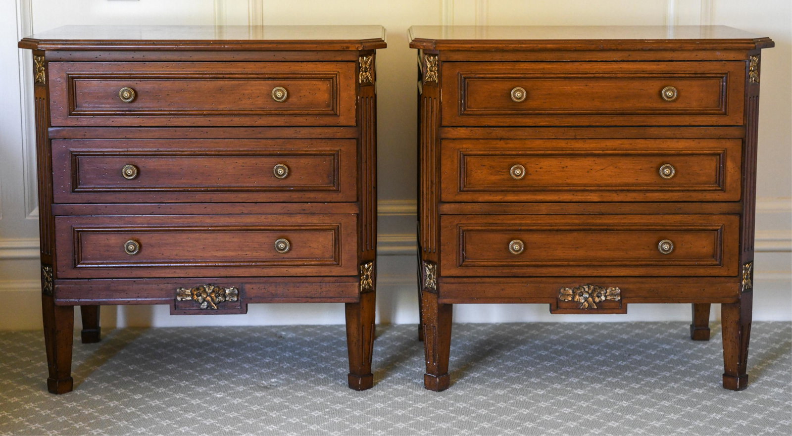 (2) EMPIRE STYLE SIDE TABLES (1 of 13)