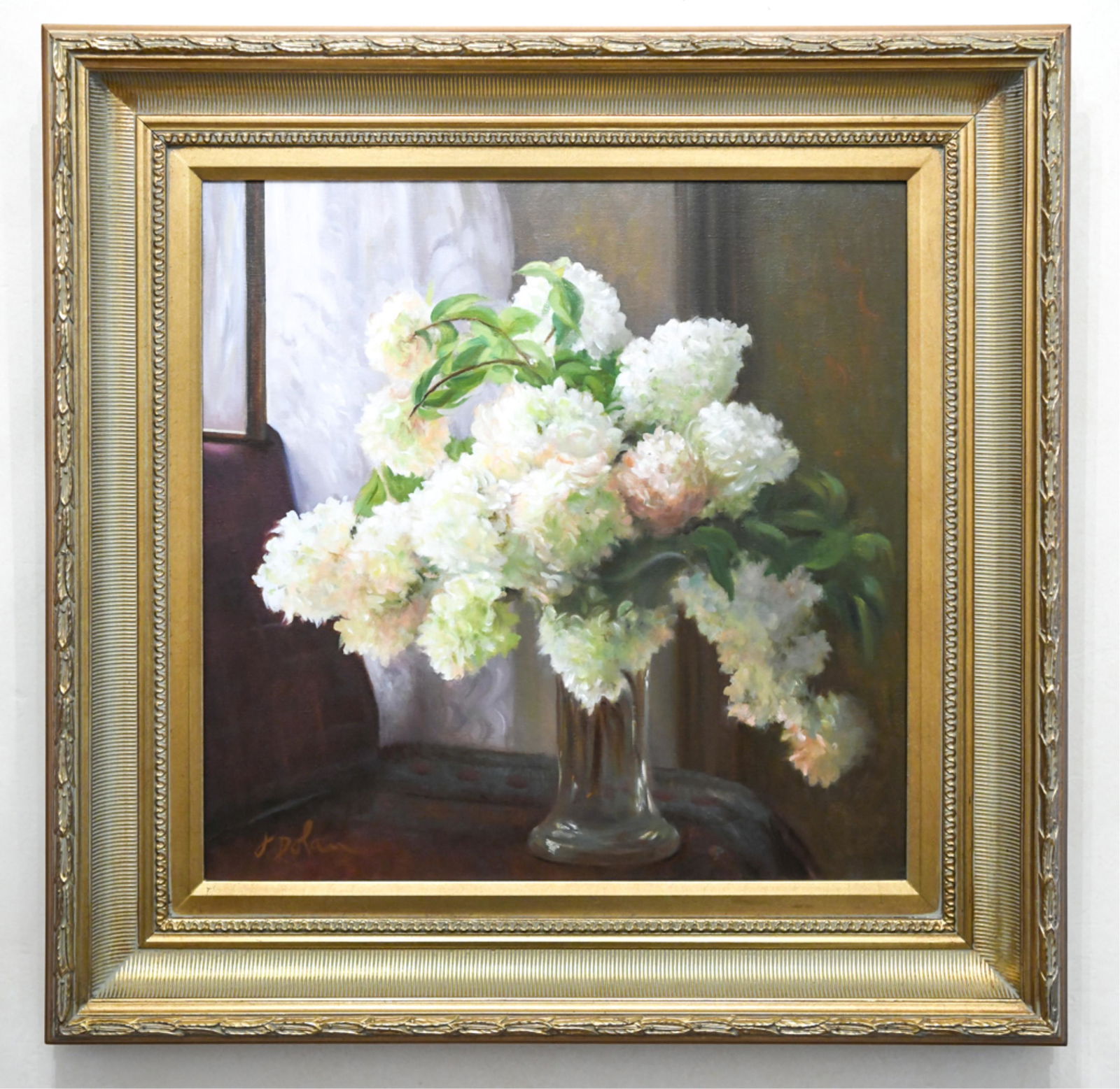 CONTEMPORARY STILL LIFE PAINTING SIGNED J. DOLAN (1 of 10)