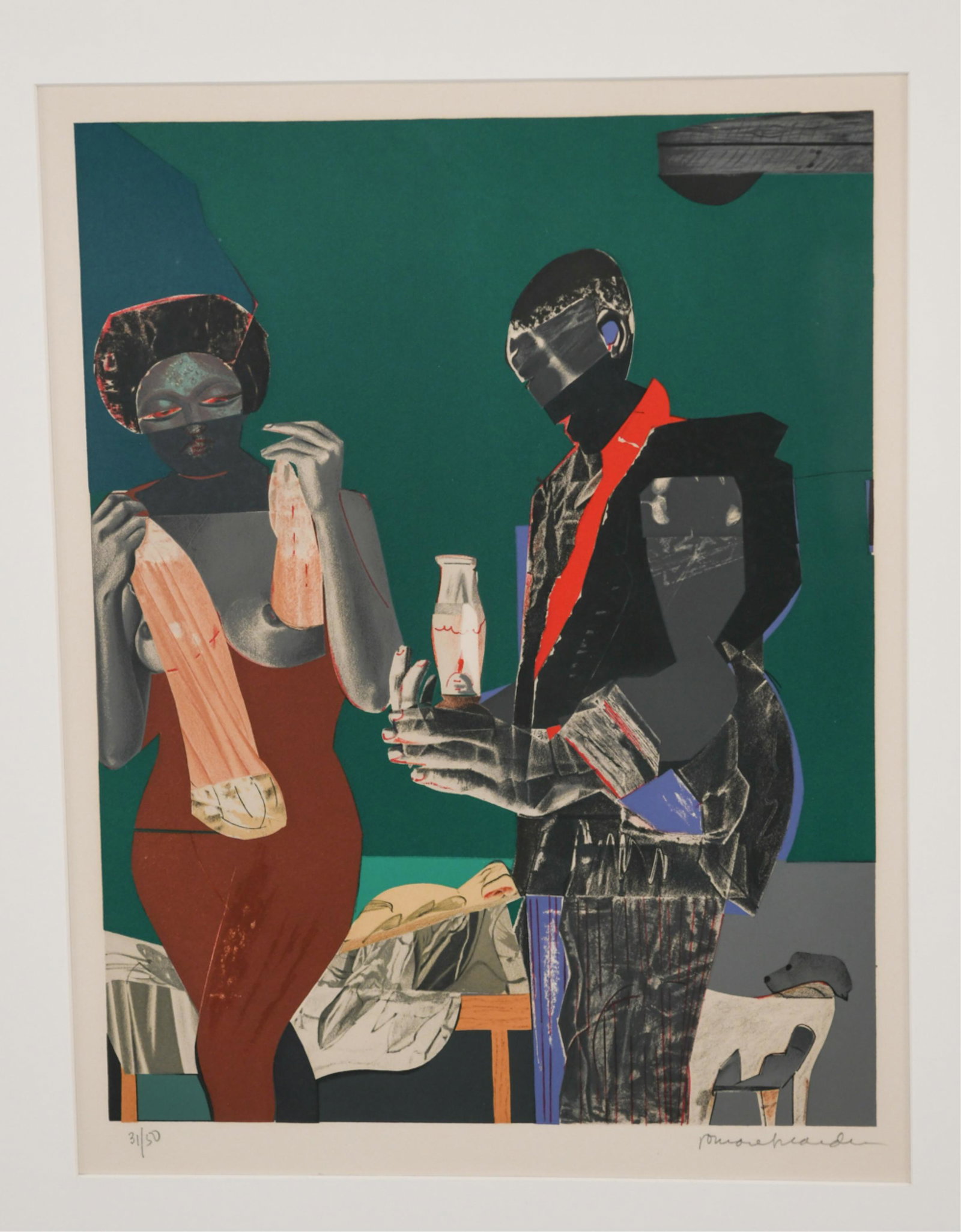 ROMARE BEARDEN, AMERICAN (1911-1988) EDITION 31/50 (1 of 10)