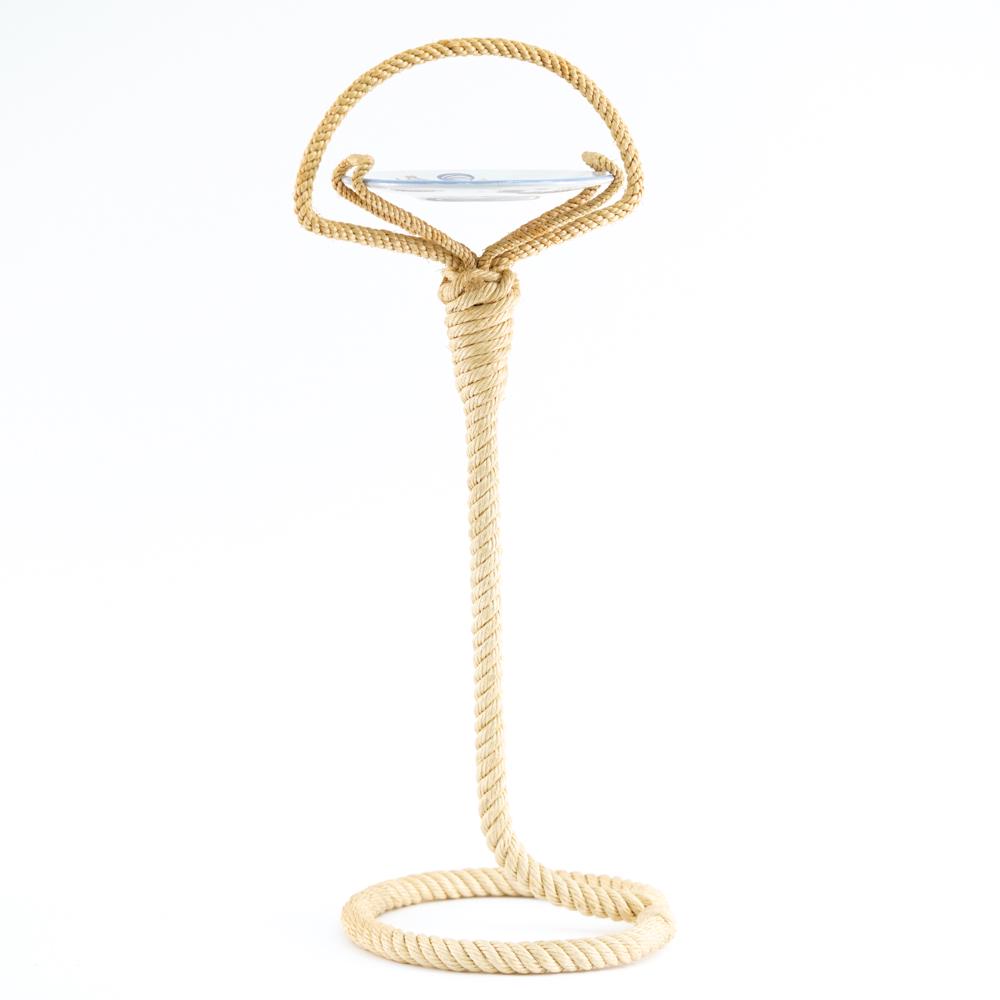 AUDOUX MINET STYLE ROPE SMOKING STAND (1 of 7)
