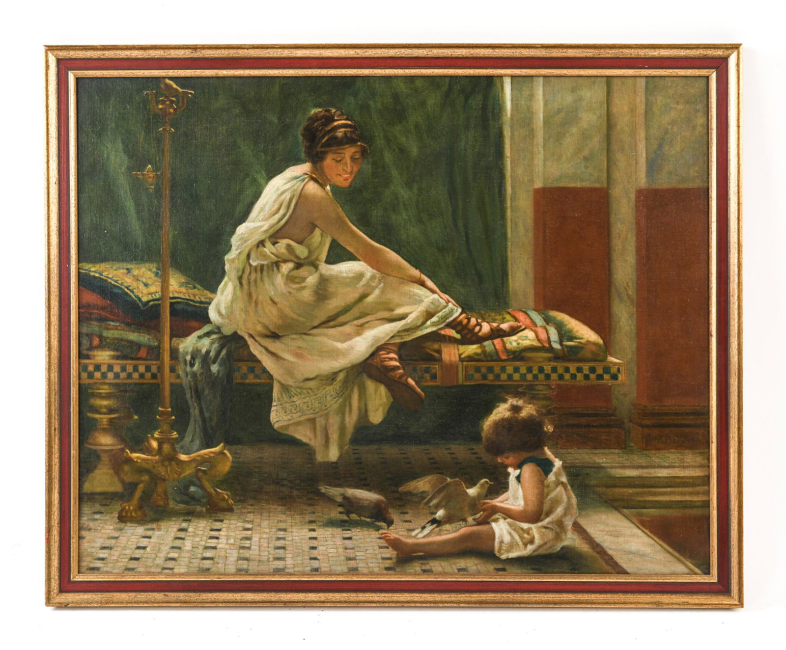 PRE RAPHAELITE STYLE O/C (1 of 7)