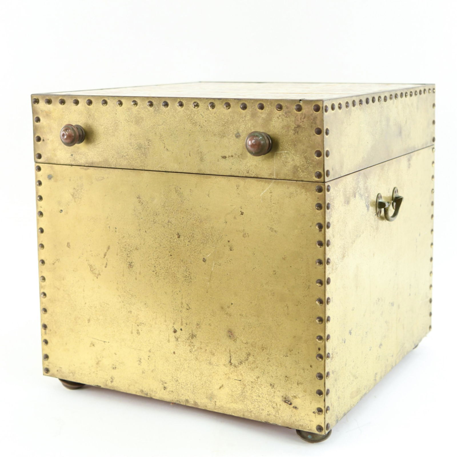 1970S BRASS & TILE TRUNK (1 of 13)