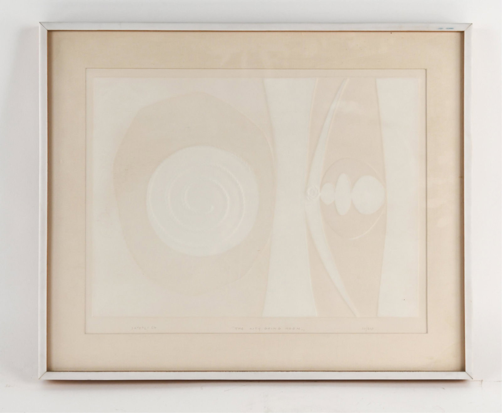 ANGELO SAVELLI, ITALIAN (1911-1995) EMBOSSED PAPER (1 of 9)