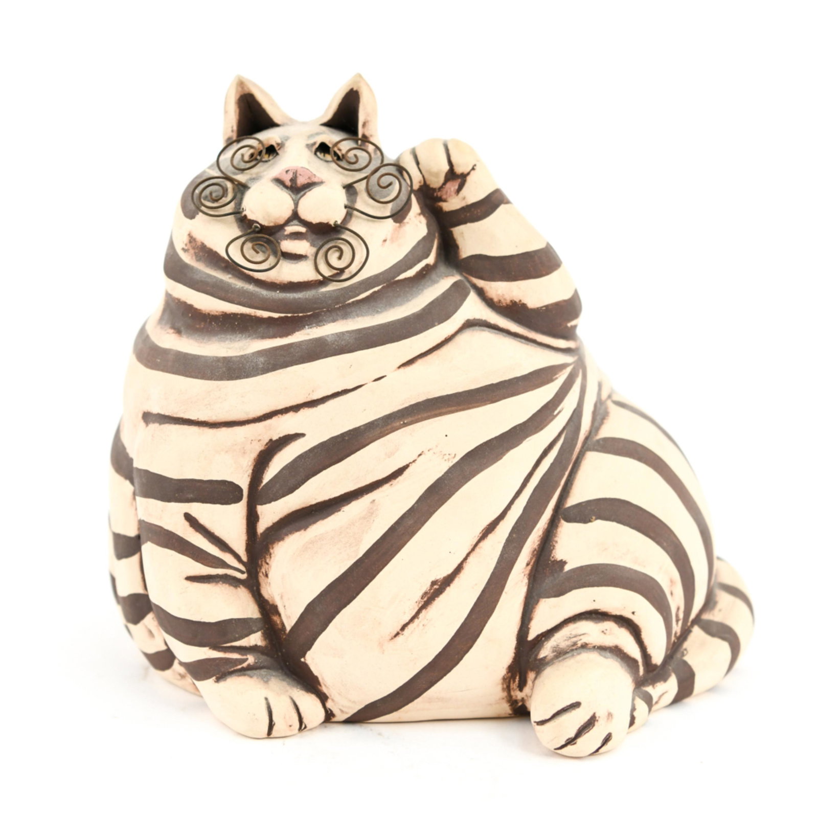 VINTAGE FAT CAT CERAMIC BANK (1 of 17)