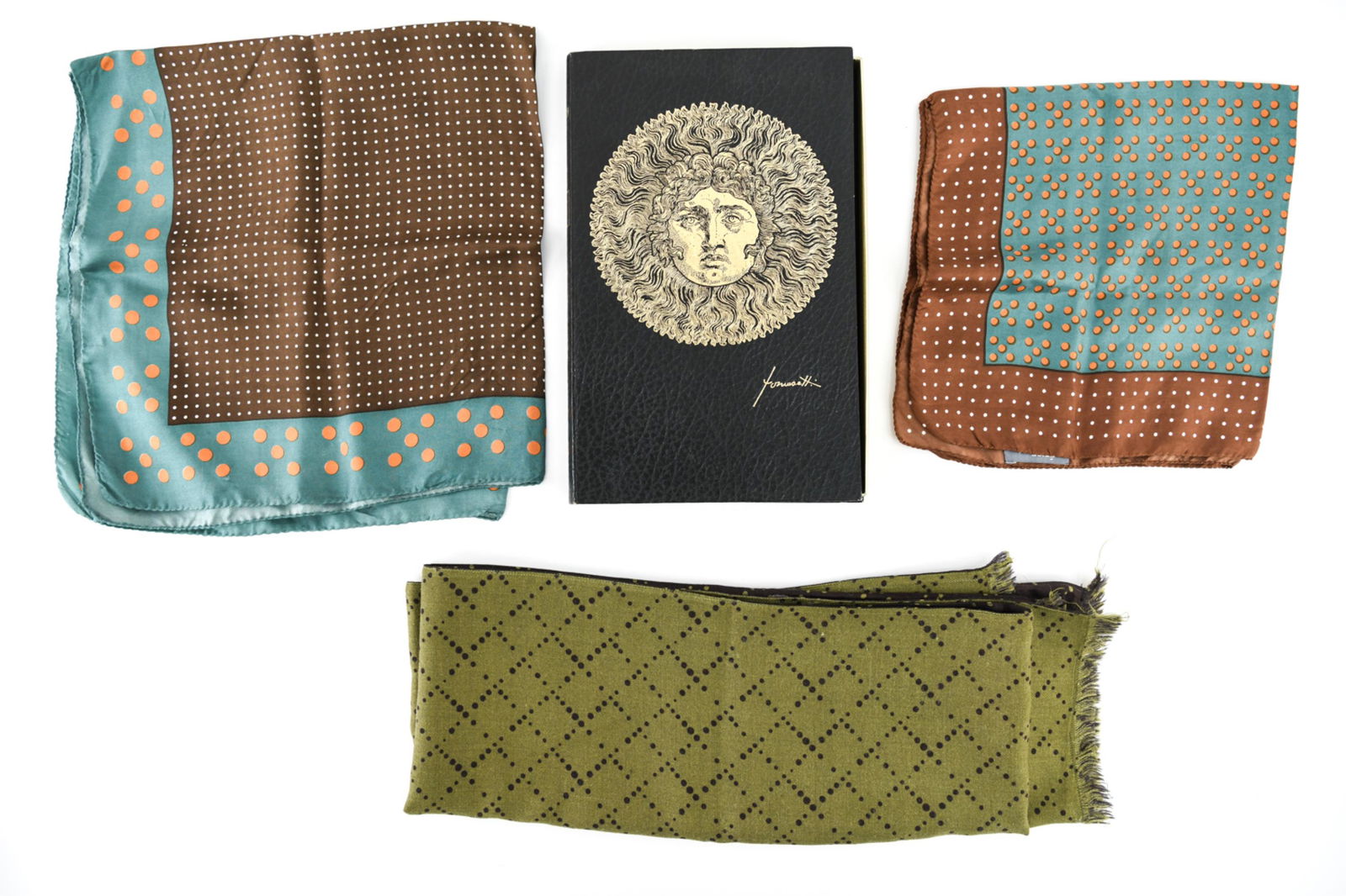 GROUPING OF SILK AND DESIGNER SCARVES (1 of 8)