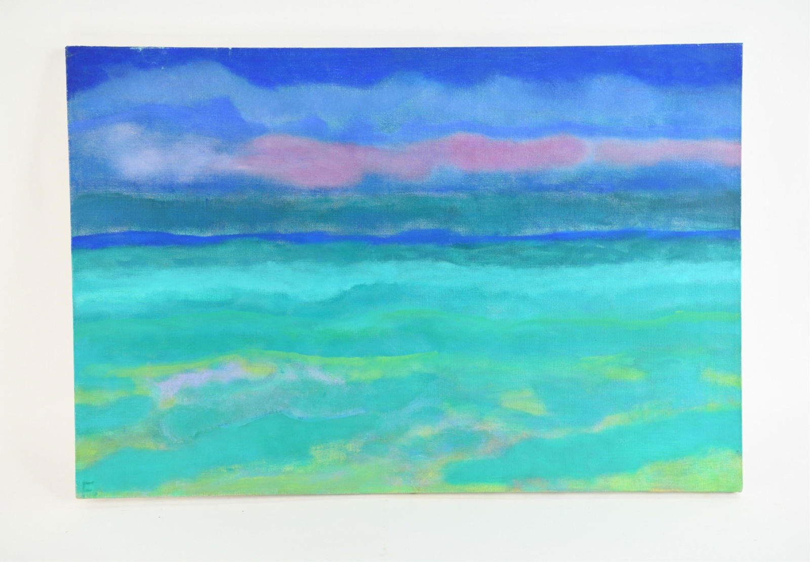 ELAINE KAUFMAN FEINER ABSTRACT OIL ON CANVAS (1 of 10)