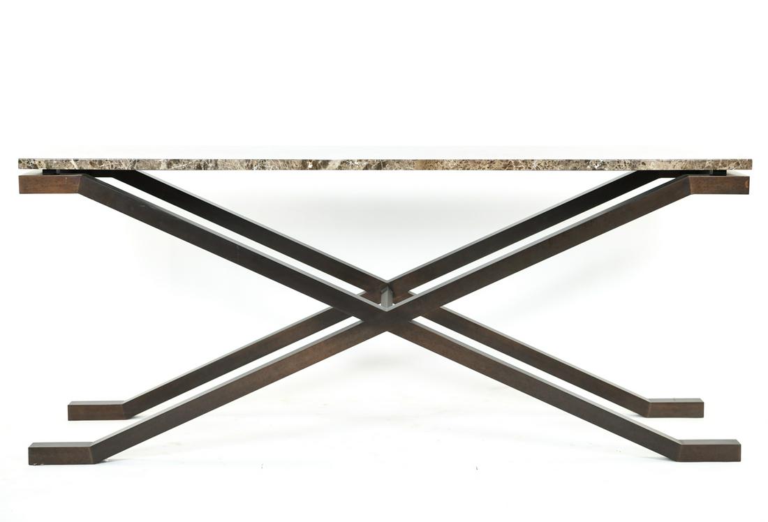 LORIN MARSH DESIGN LARGE X FORM CONSOLE TABLE (1 of 11)